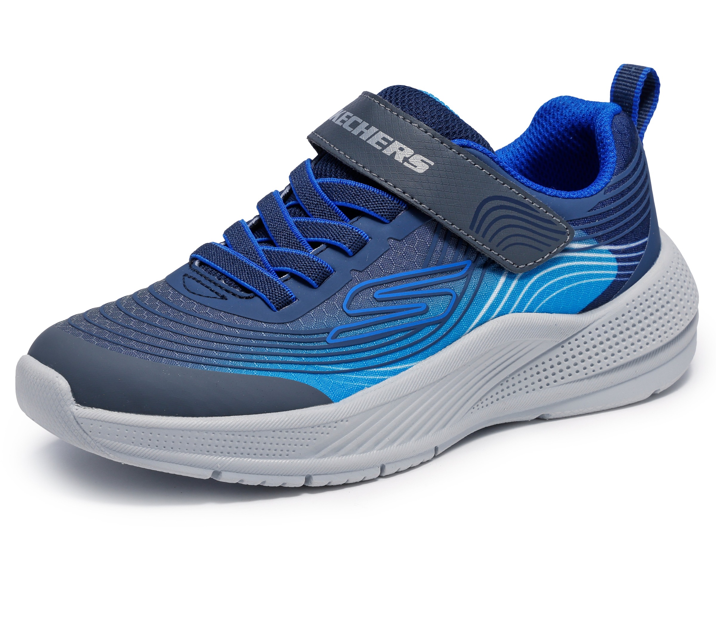Skechers Sneakers »MICROSPEC ADVANCE«  chaussure à scratch en combinaison de couleurs cool, gabarit de taille à télécharger
