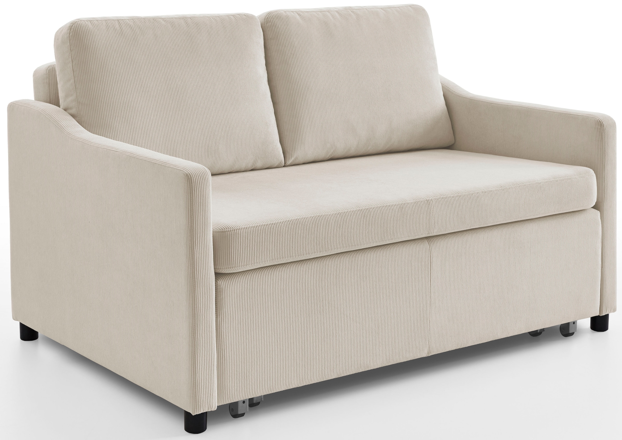 ATLANTIC home collection Schlafsofa »Anella« mit Cord-Bezug, mit Schlaffunktion, frei im Raum stellbar