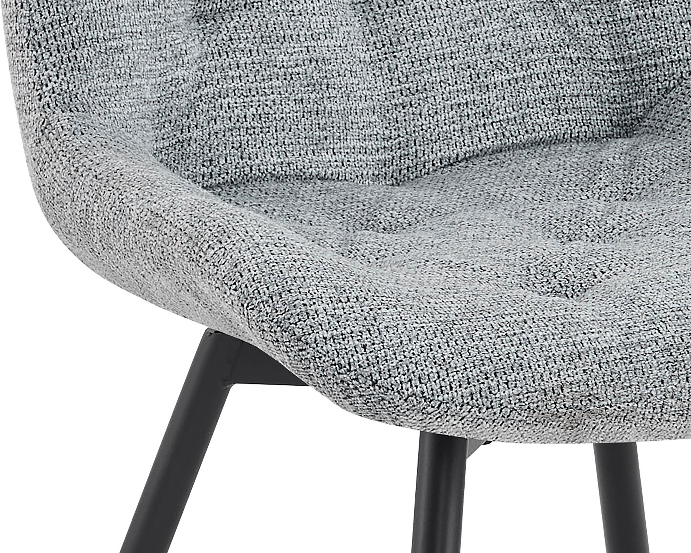 byLIVING Esszimmerstuhl »Aragon« (Set) 2 Stk.360 Grad drehbarer Stuhl, hochwertiger Webstoffbezug mit Steppung