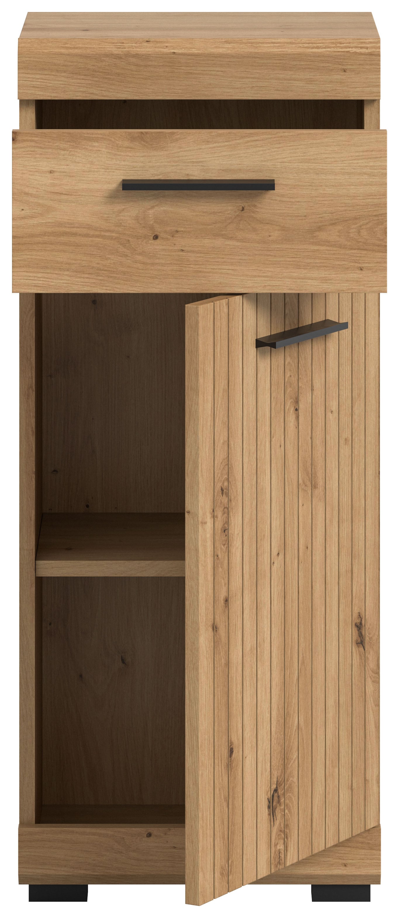 welltime Armoire basse »SIENA, Breite 37cm, 1 Tür, 1 Schubkasten, 2 Fächer, MDF-Front« BEST-SELLER !, 1 cuis tlg. disponible en plusieurs couleurs, meubles de salle de bain, armoire de salle de bain, commode, salle de bain
