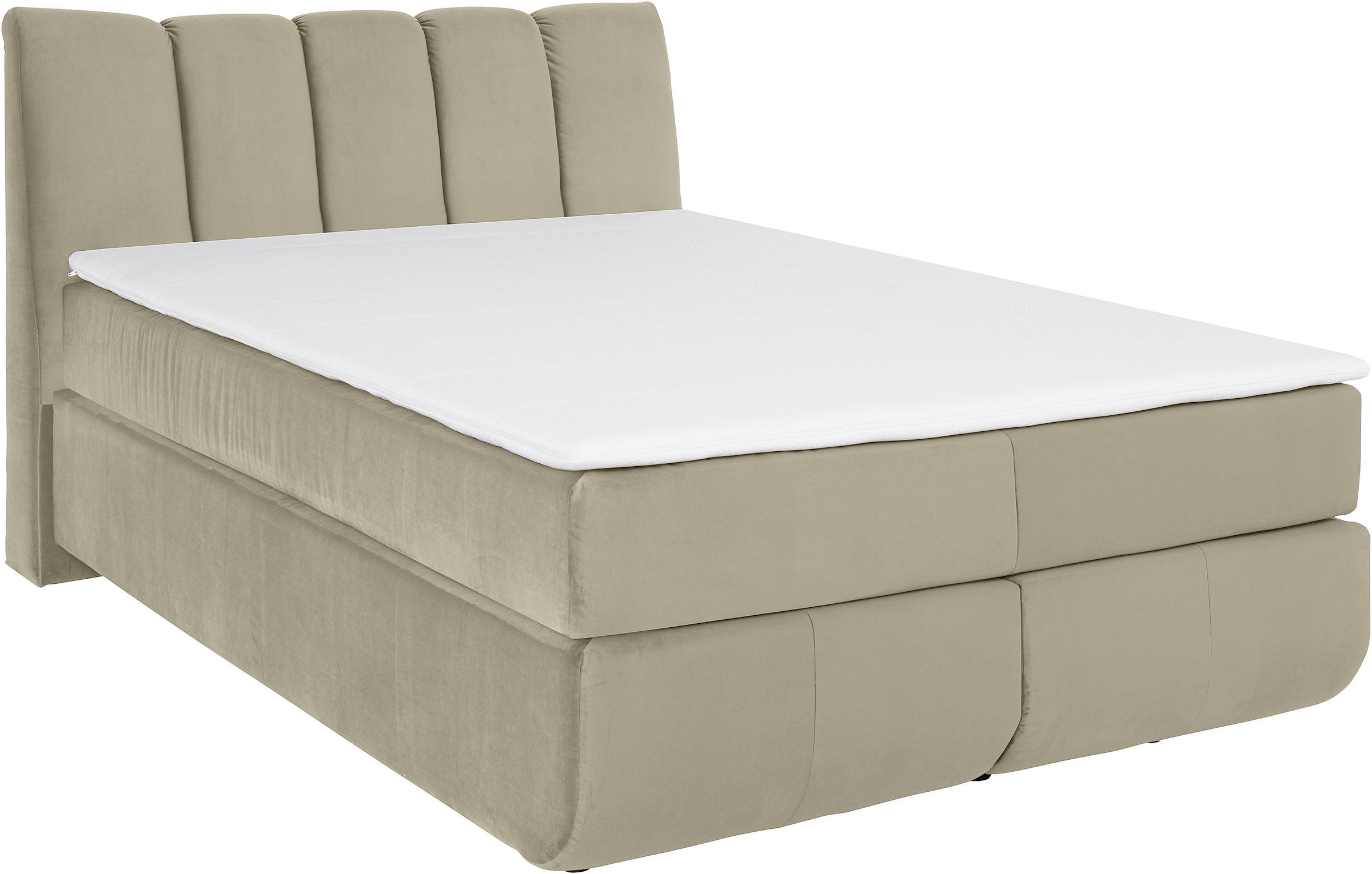 Leonique Boxspringbett »Océane« Bodenfrei- wirkt freischwebend, verschiedene Härtegrade (auch H4)