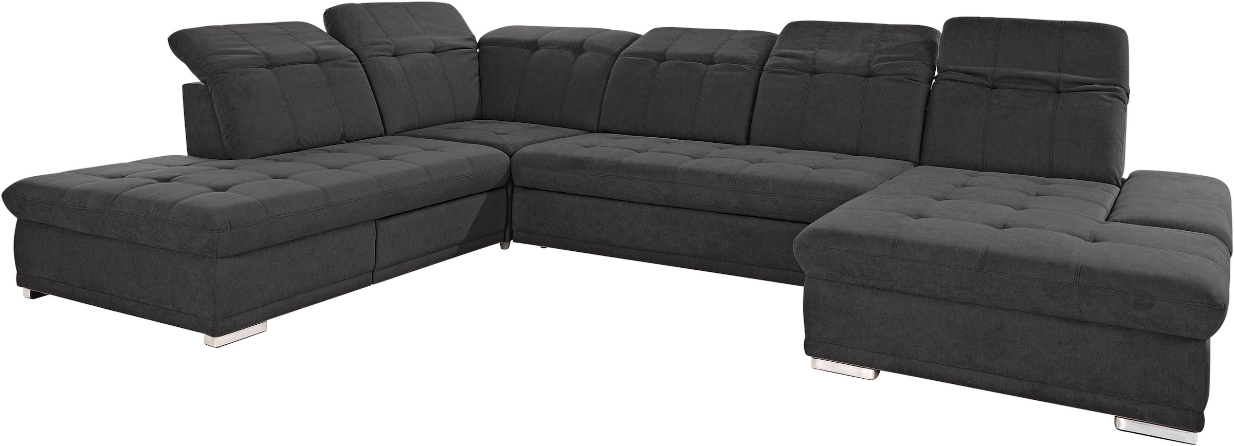 COTTA Paysage de salon »Holiday U-Form mit Sitztiefen-, Armteil- und Kopfteilverstellung« wahlweise mit Bettfunktion & Bettkasten