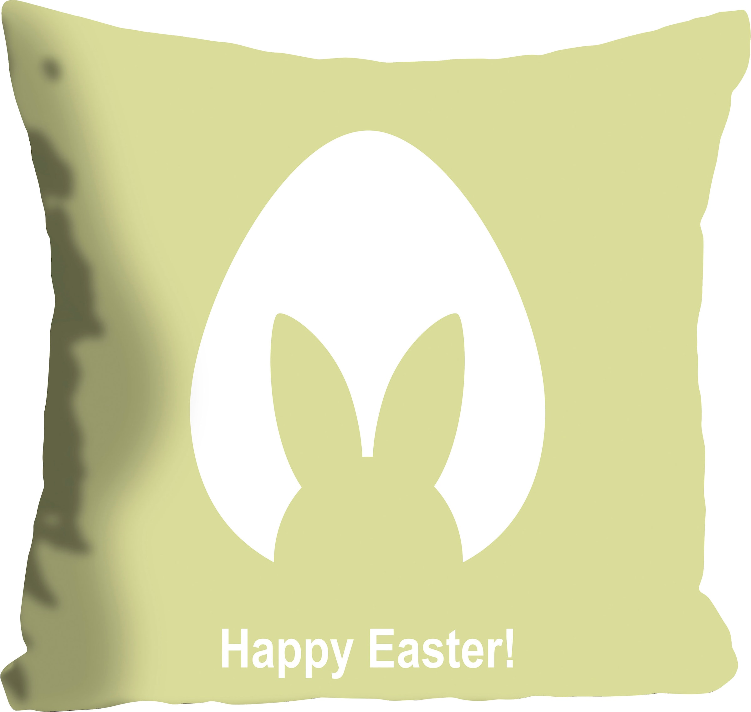 queence Coussin décoratif »Edward« mit einem neugierigen Hasen