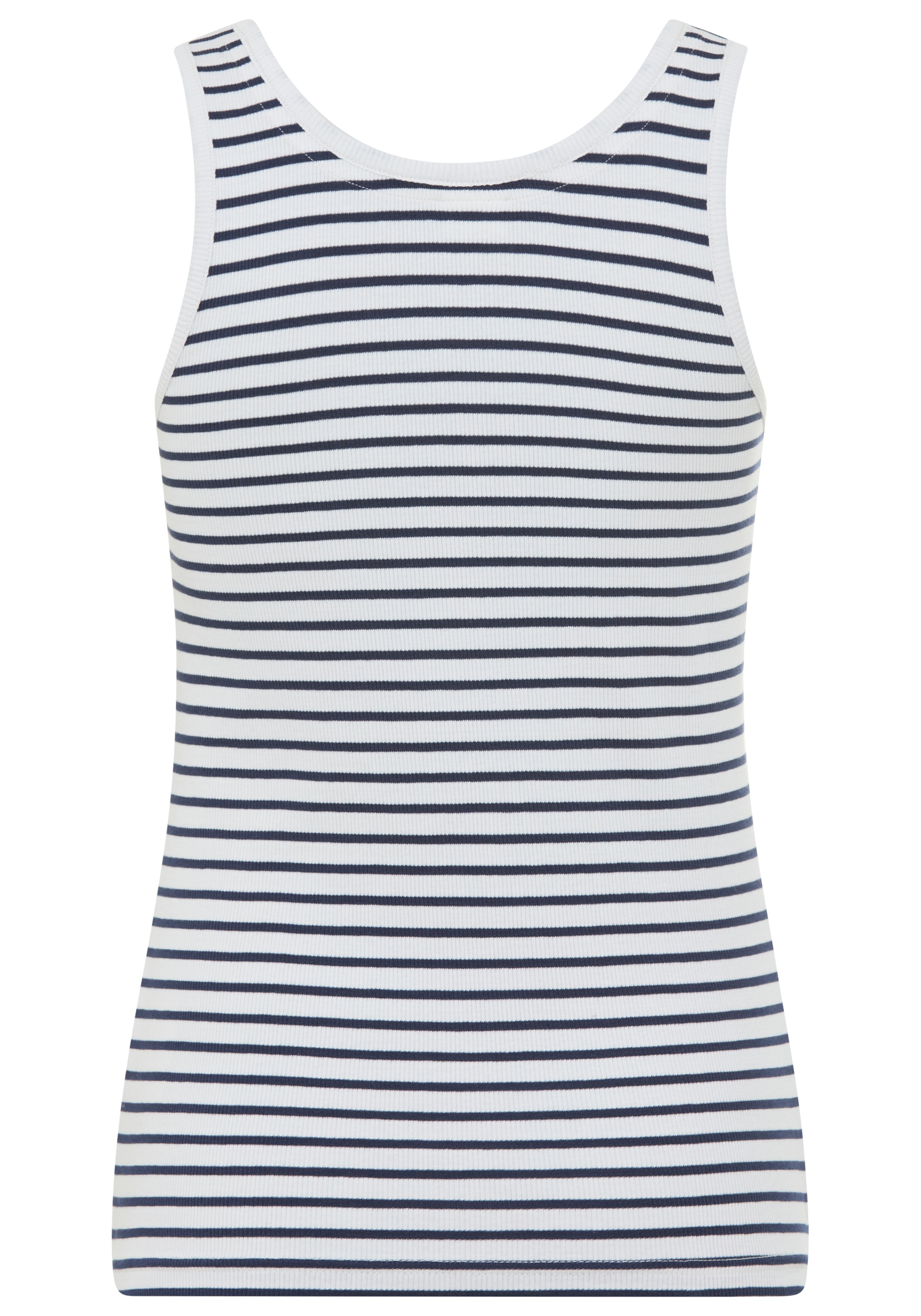KangaROOS Top à bretelles im maritimen Streifenlook mit Print
