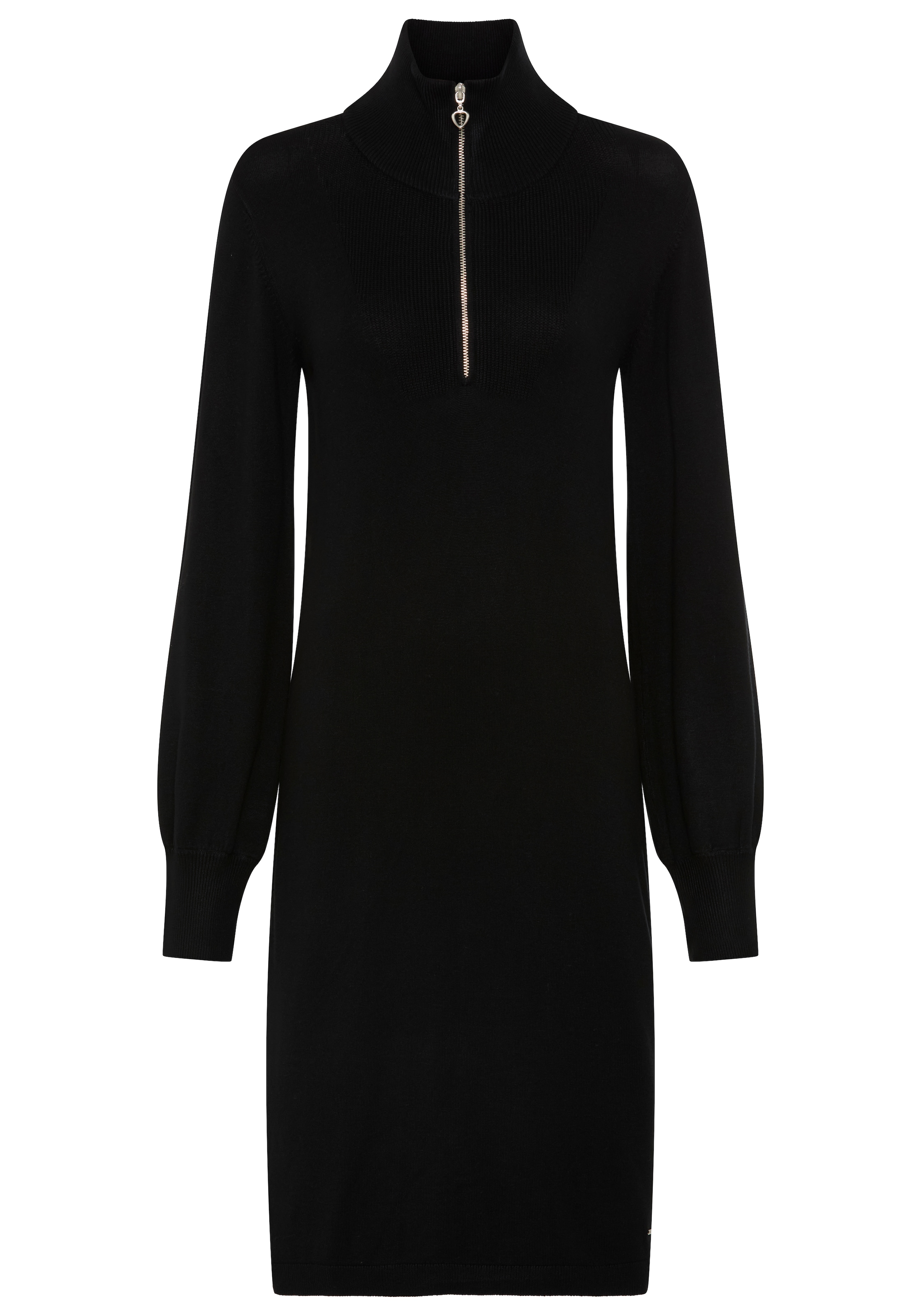Laura Scott Robe en tricot avec col Troyer en forme mini