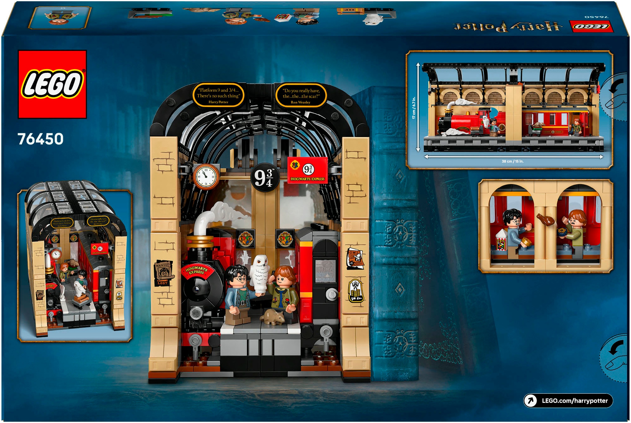 LEGO® Konstruktionsspielsteine »Buchstütze: Hogwarts Express (76450), LEGO Harry Potter™« Made in Europe