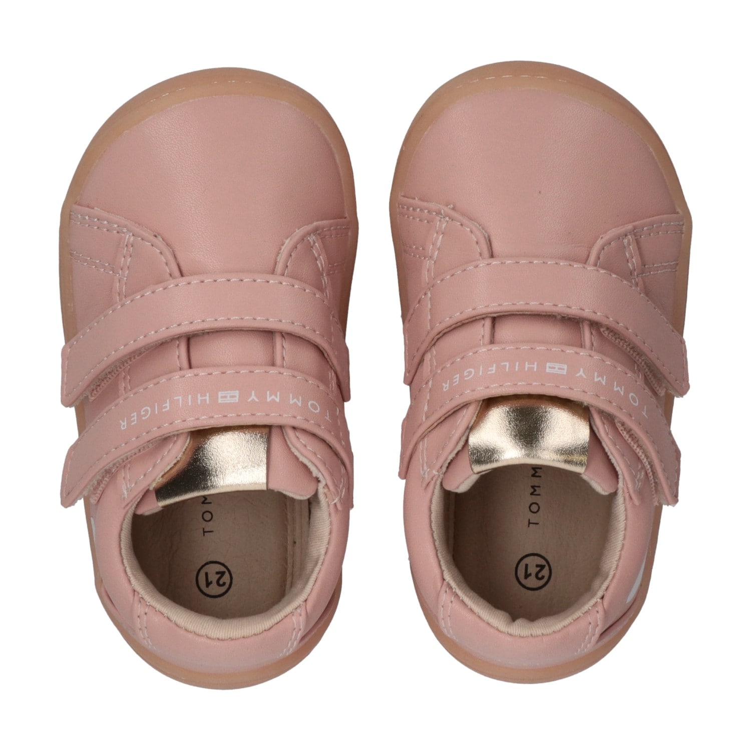 Tommy Hilfiger Lauflernschuh  Barfussschuh, Halbschuh, Babyschuh mit regulierbarem Klettverschluss