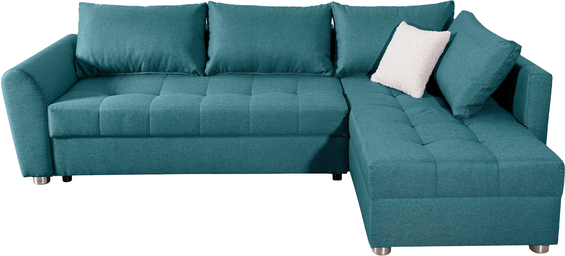 COLLECTION AB Ecksofa »JANA XL-Sofa L-Form« inkl. Bettfunktion, Bettkasten und Bonnelfederkern