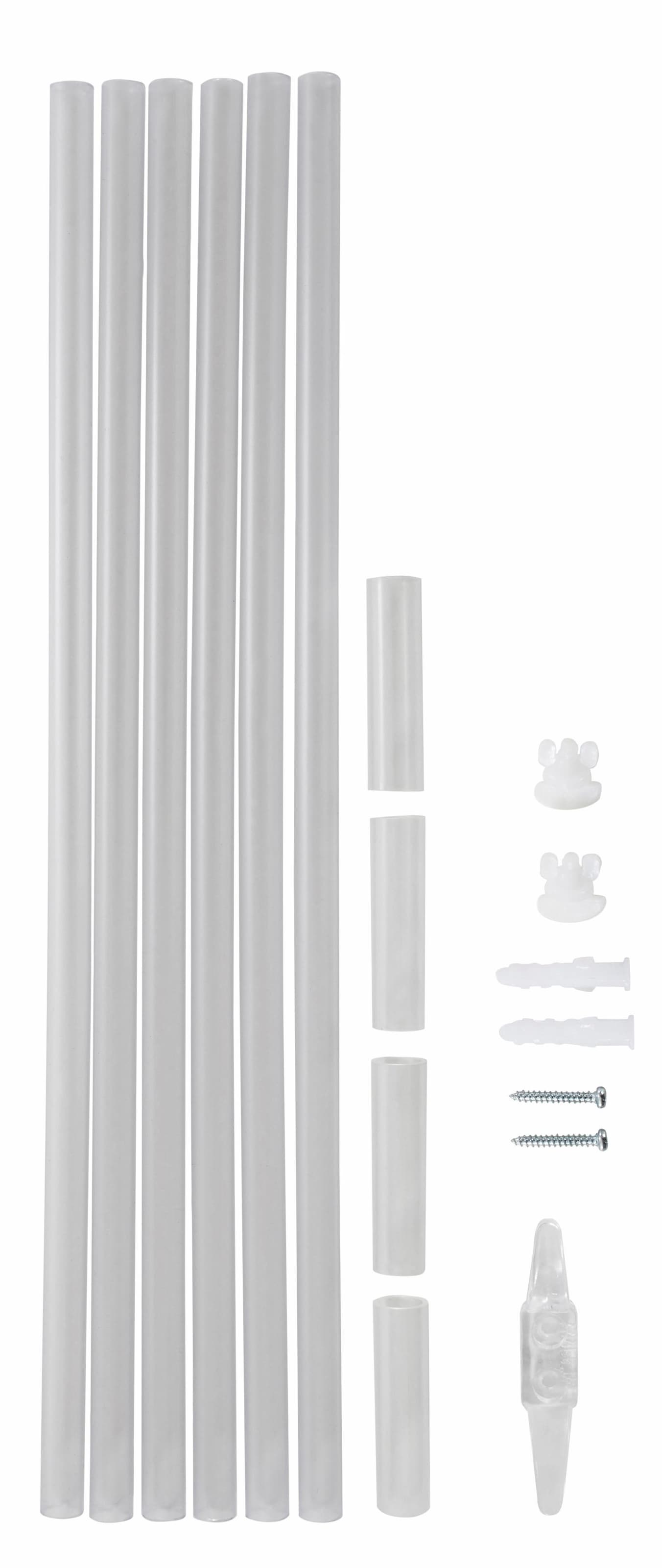 my home Raffrollo »Dimona« mit Schlaufen Transparent, Voile, Polyester