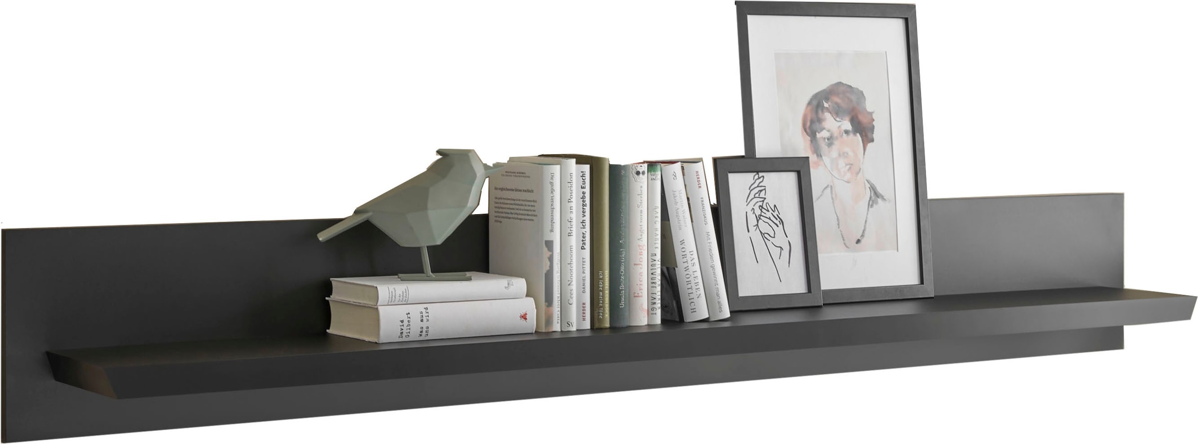 Home affaire Tableau mural »Lincoln, Wandregal im Landhausstil, Wandhalter mit Ablagefläche« edles Design, in zwei Grössen verfügbar, vielseitig einsetzbar