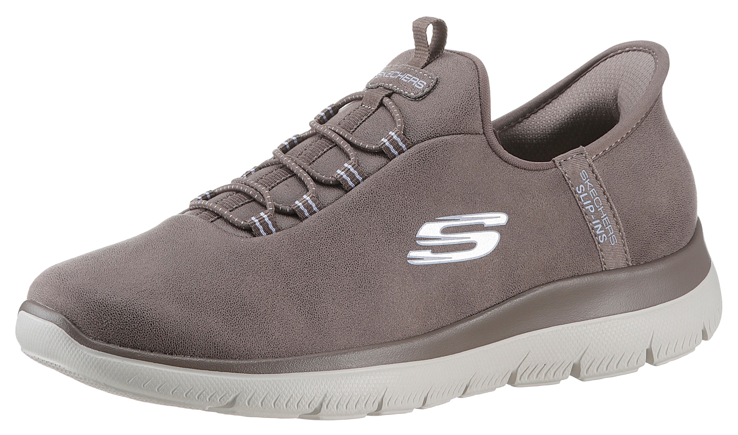 Skechers Baskets slip-on »SUMMITS«  mocassin, chaussure de loisirs, chaussure basse en fabrication vegan