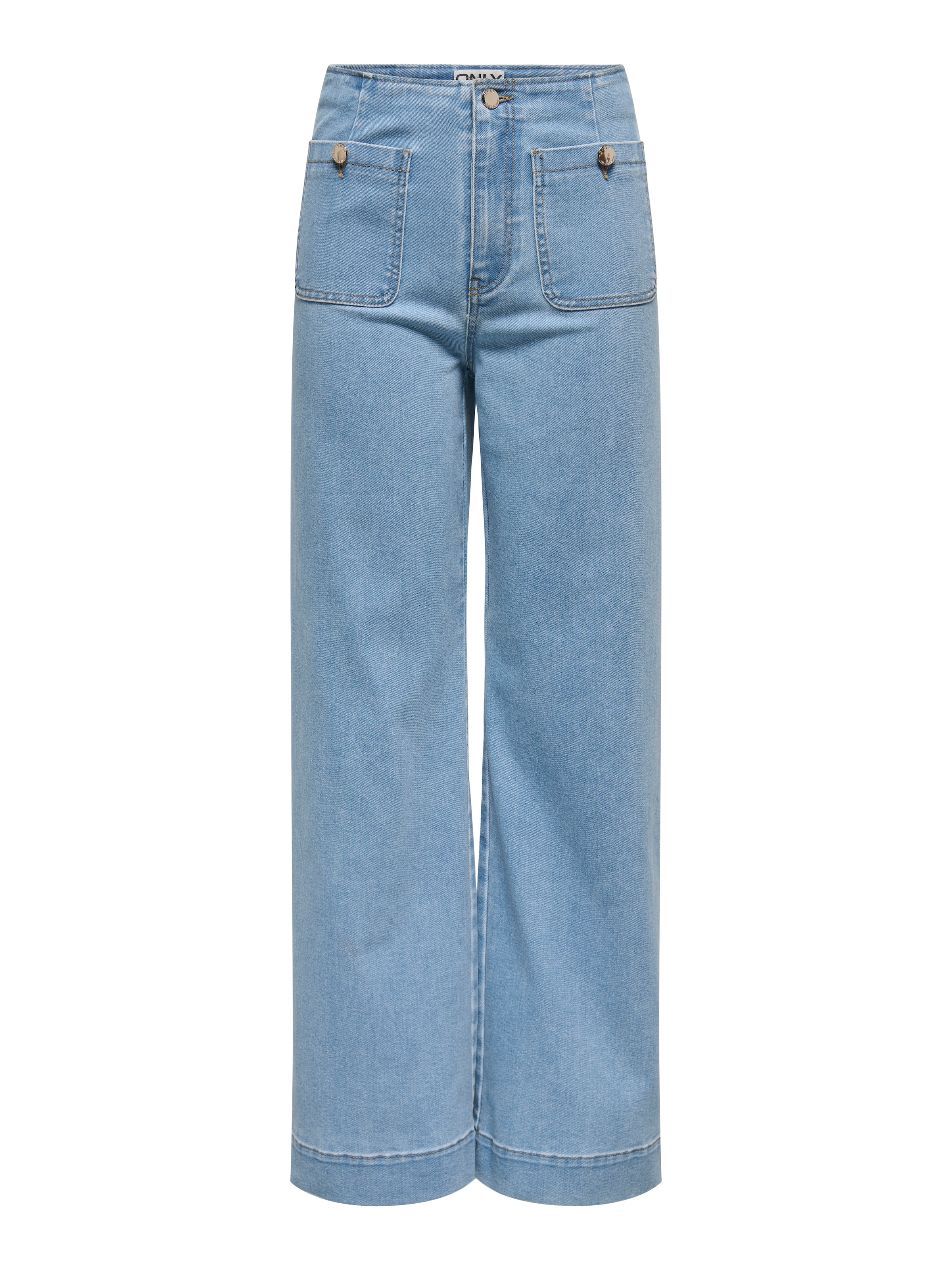 ONLY Jeans taille haute »ONLMADELINE HW WD POCKET DNM GUA221 NOOS«