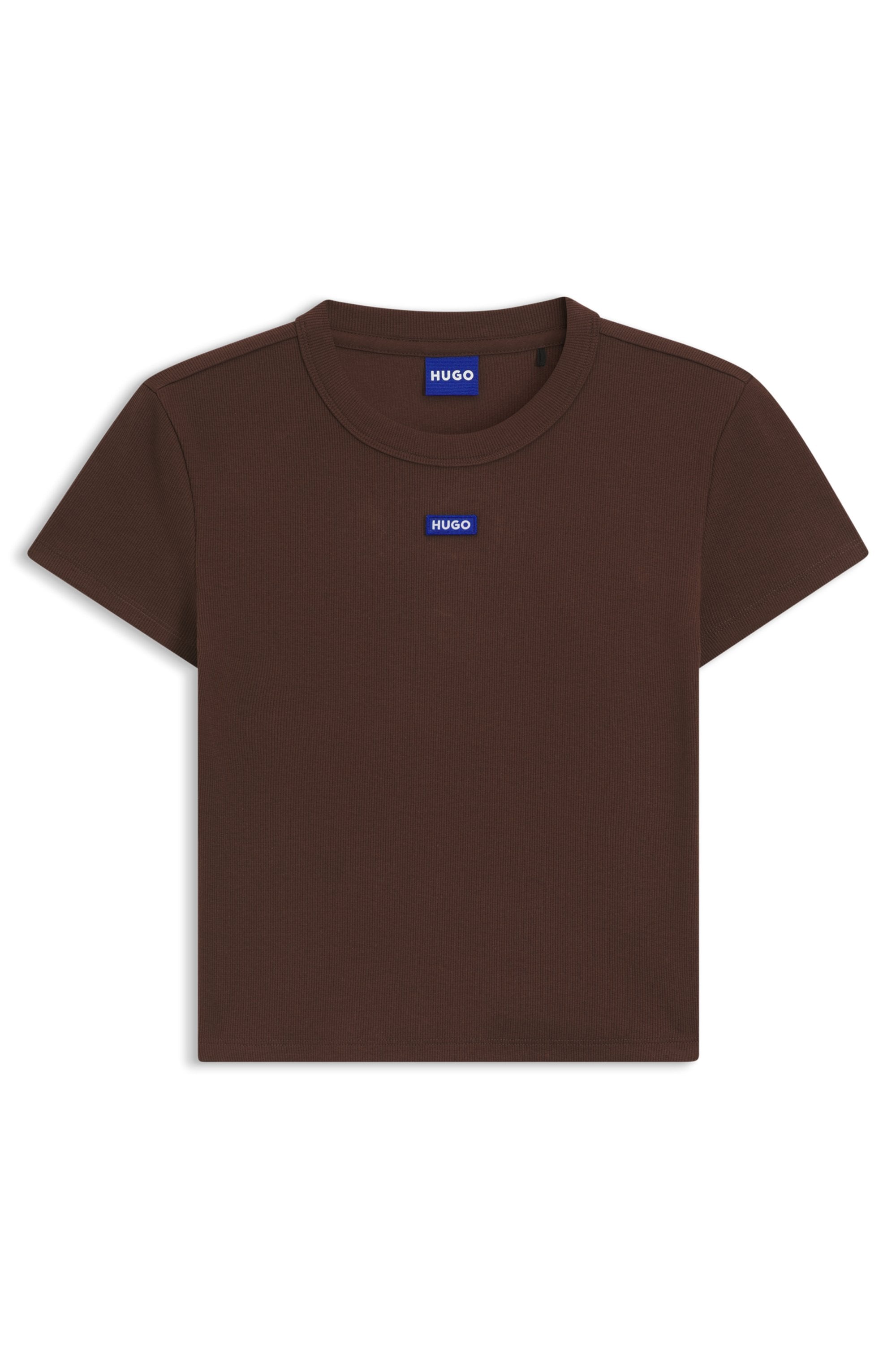 HUGO T-shirt »Baby Tee« en longueur raccourcie