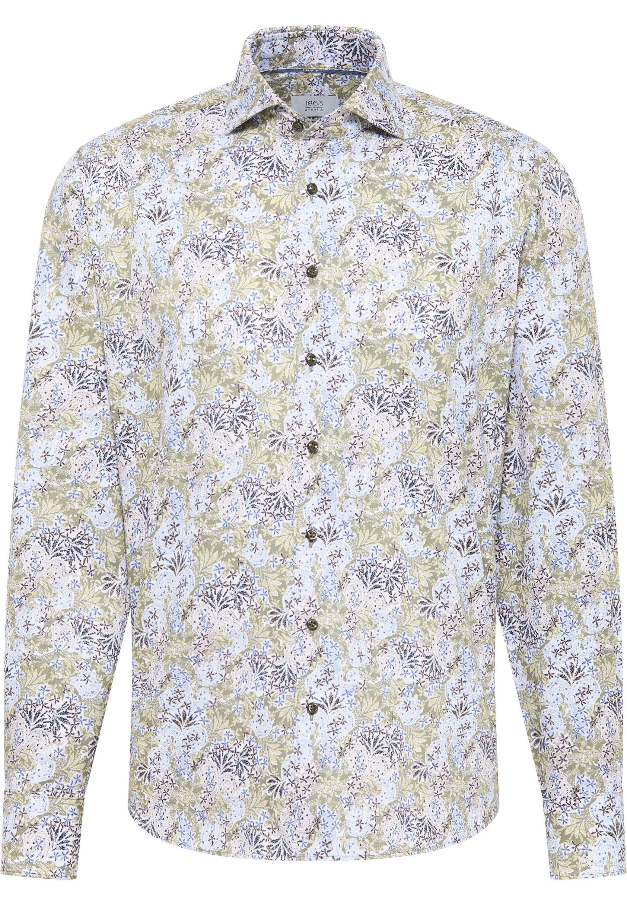 Eterna Langarmhemd »MODERN FIT« EASY IRON (bügelleicht)