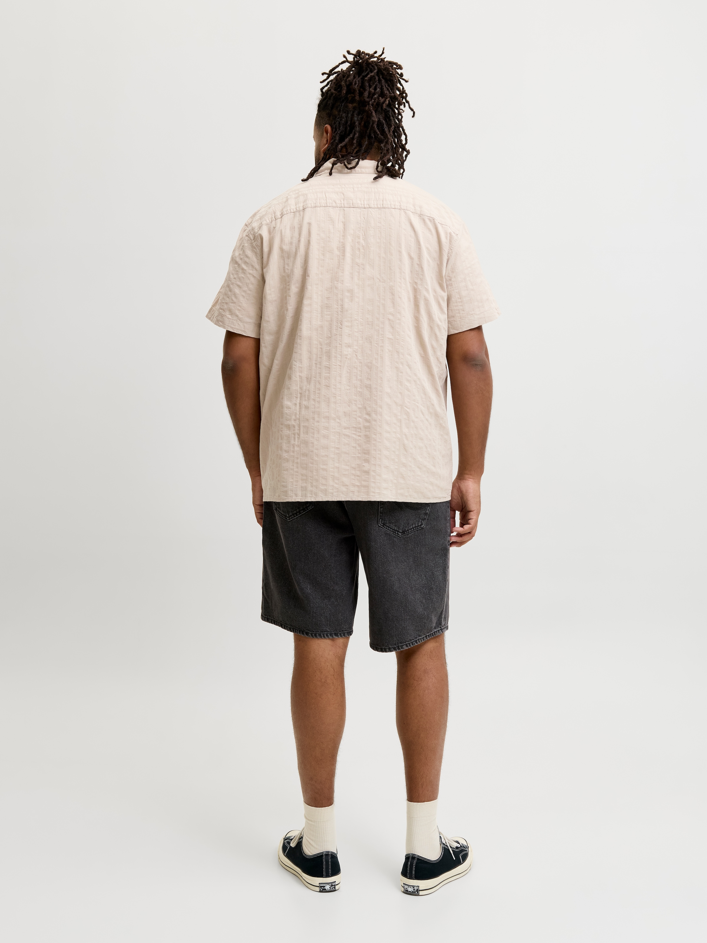Jack & Jones PlusSize Kurzarmhemd »JORRIVIERA TEXTURE SHIRT SS PLS« mit Knopfleiste