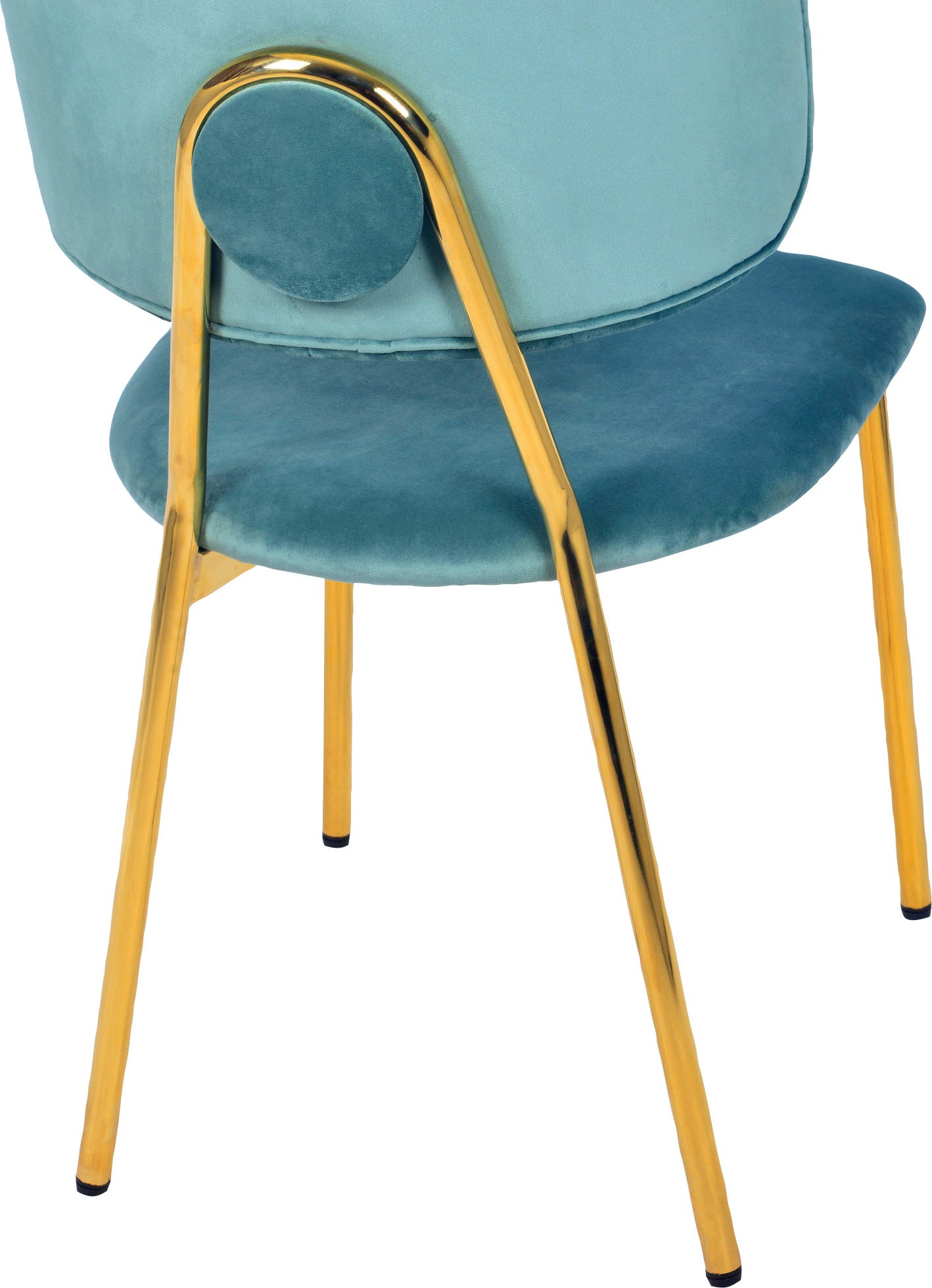 Kayoom Chaise de salle à manger »Stuhl Kian 125 2er-Set,filigranes Metallgestell,pflegeleicht Samtbezug« (Ensemble) 2 cuisrevêtement doux comme du velours, housse en velours facile d'entretien