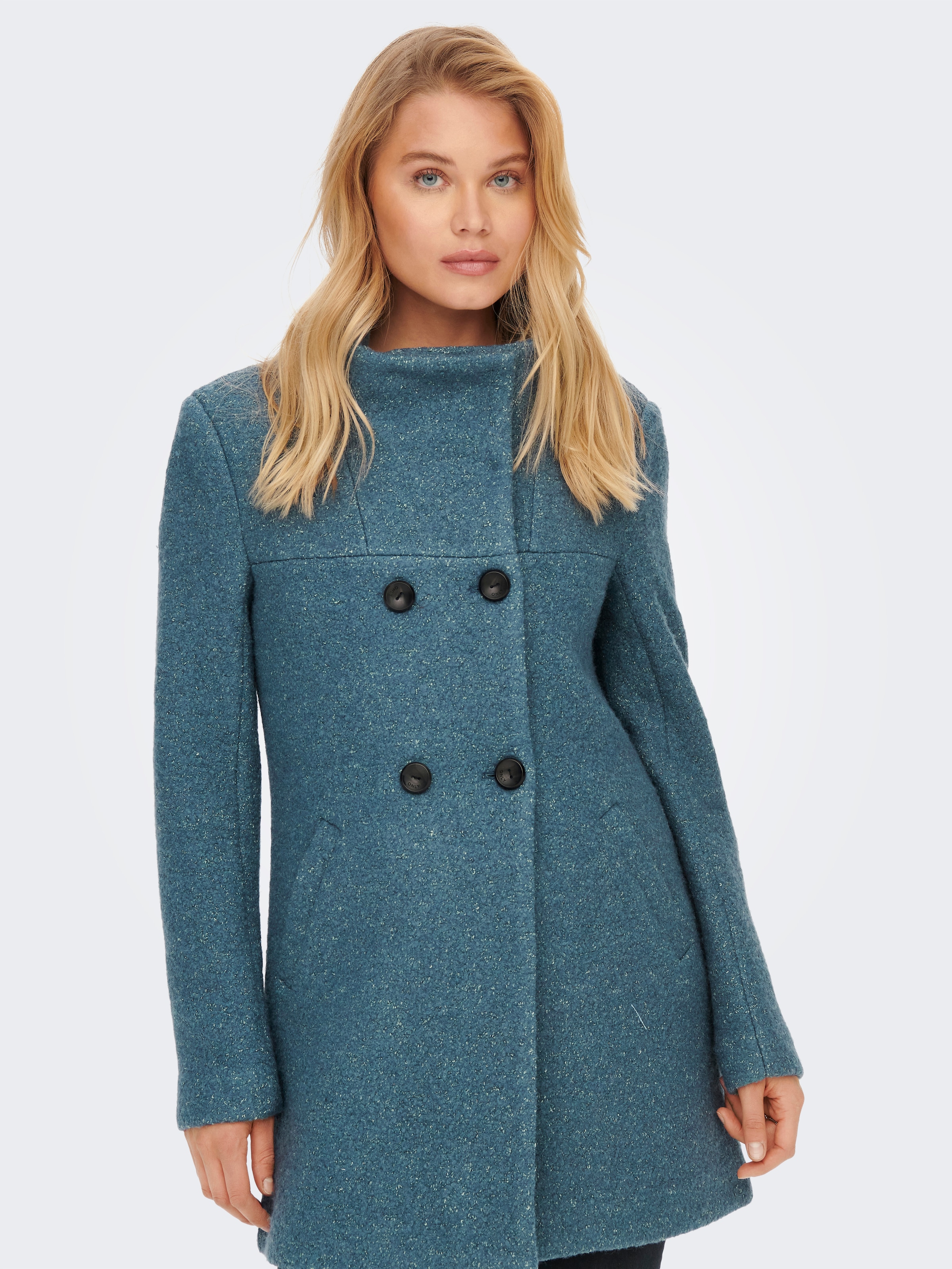 ONLY Veste longue »ONLNEWSOPHIA WOOL COAT OTW CC« mit Wolle