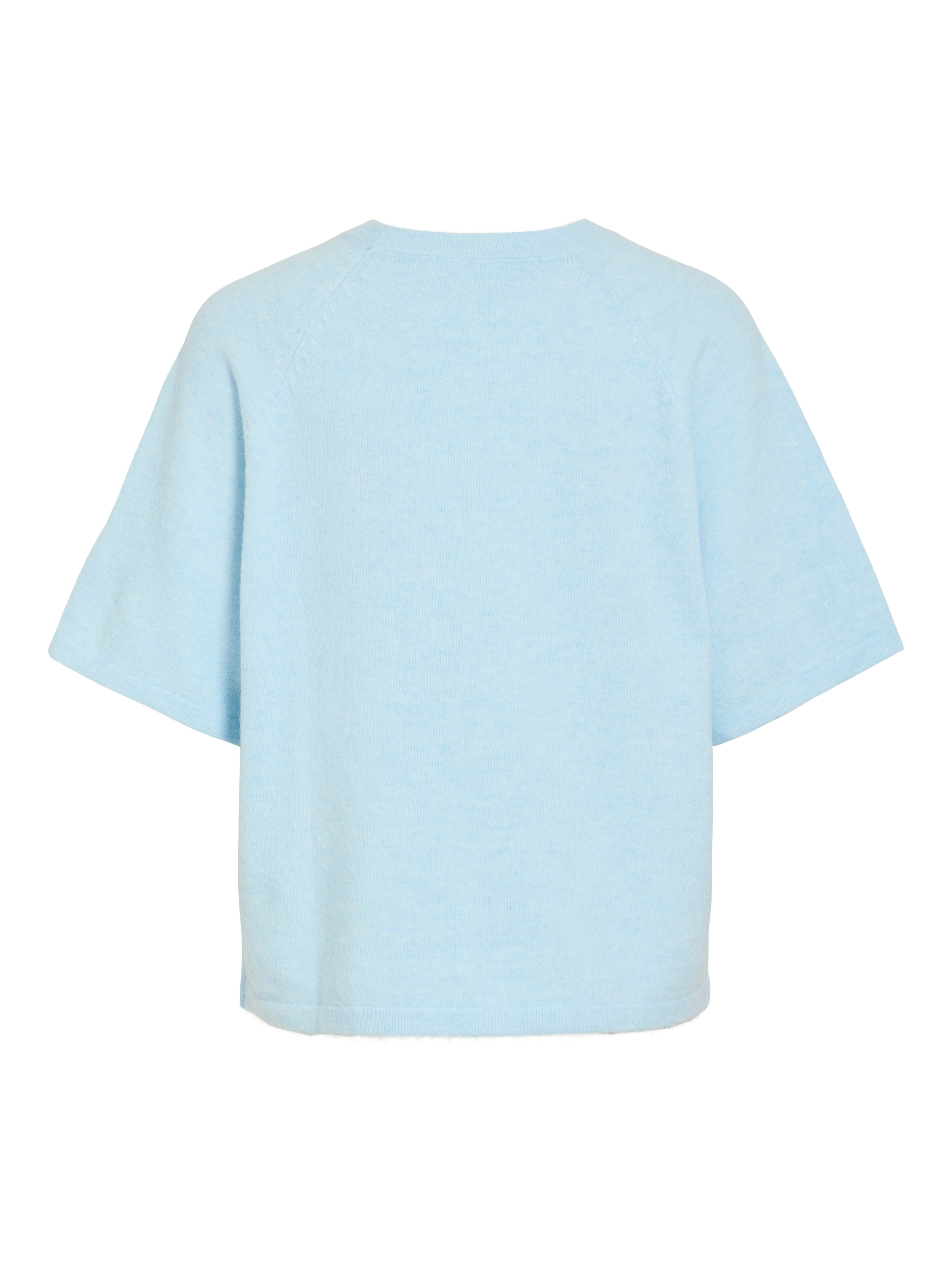 Vila Pull en tricot »VILIGA 2/4 O-NECK KNIT TOP - NOOS« mélange de matières, coupe décontractée
