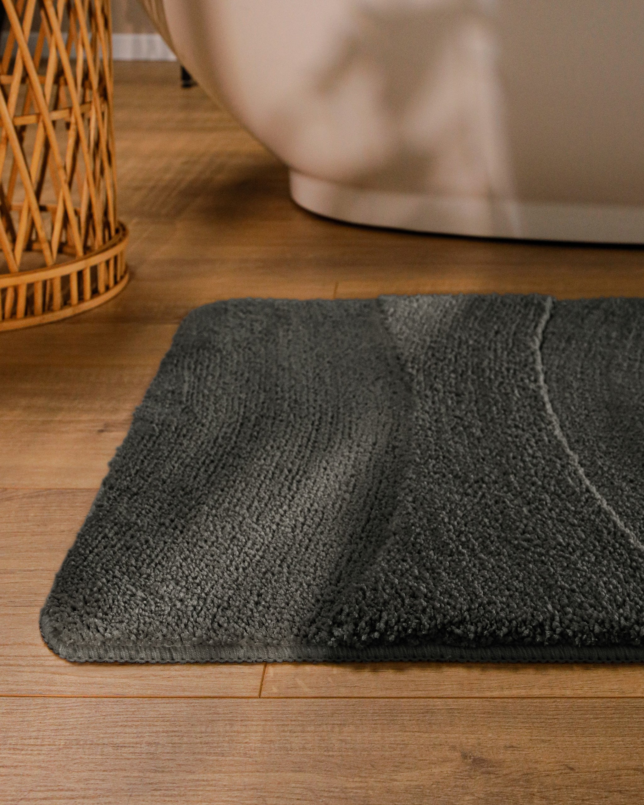 Wecon home Tapis de bain »Marc« Höhe 25 mm Badteppich, Hoch-Tief-Linien, weich, rutschhemmend, waschbar, getuftet