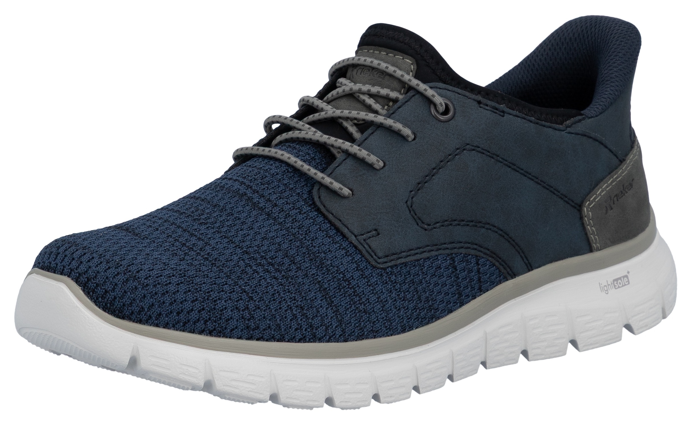Rieker Slip-On Sneaker  , Freizeitschuh, Halbschuh, Schlupfschuh, gepolsterter Fersenabschluss