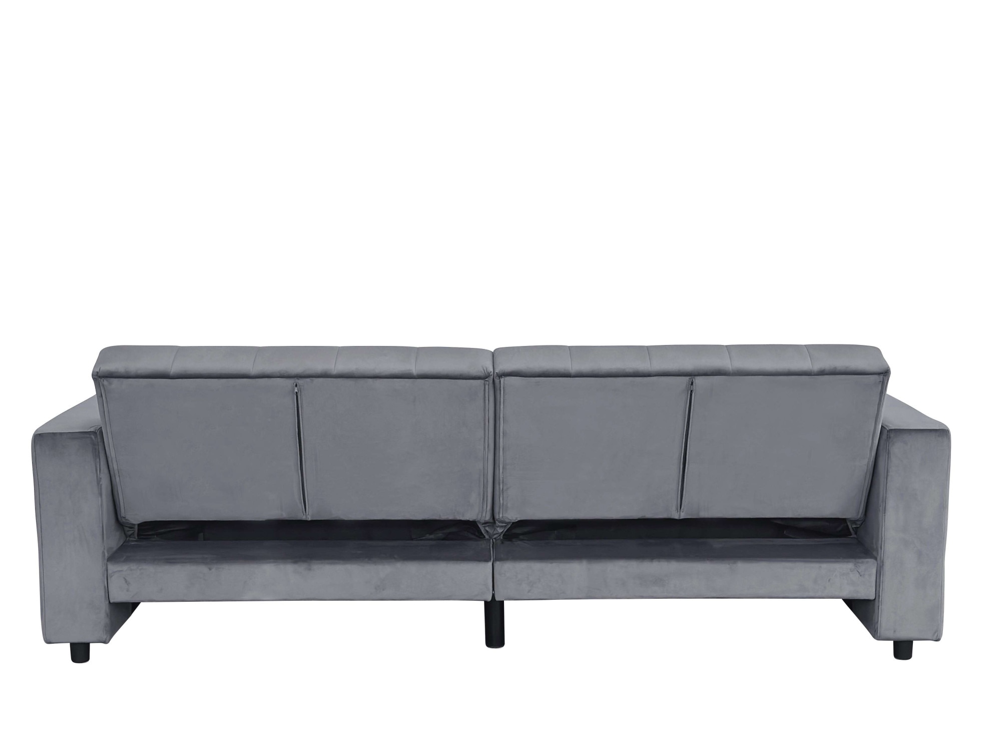 Dorel Home 3-places »Allie II Schlafsofa 225 cm« Bett-Funktion (108/190cm), Rückenlehne 2-teilig, mit Steppung