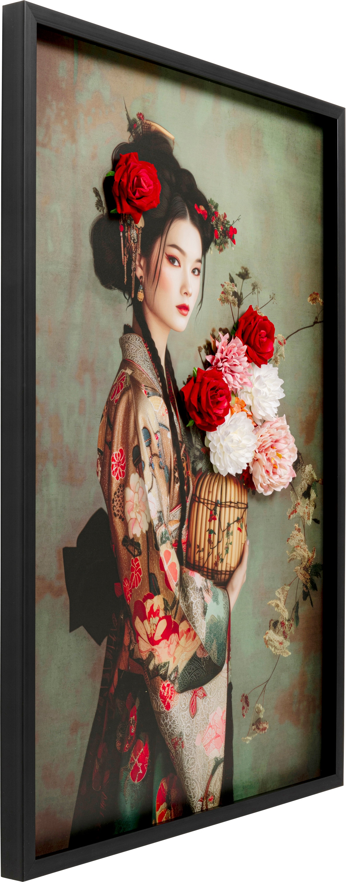 Kare Design Leinwandbild »Kimono Girl 84x124cm« 1, 
