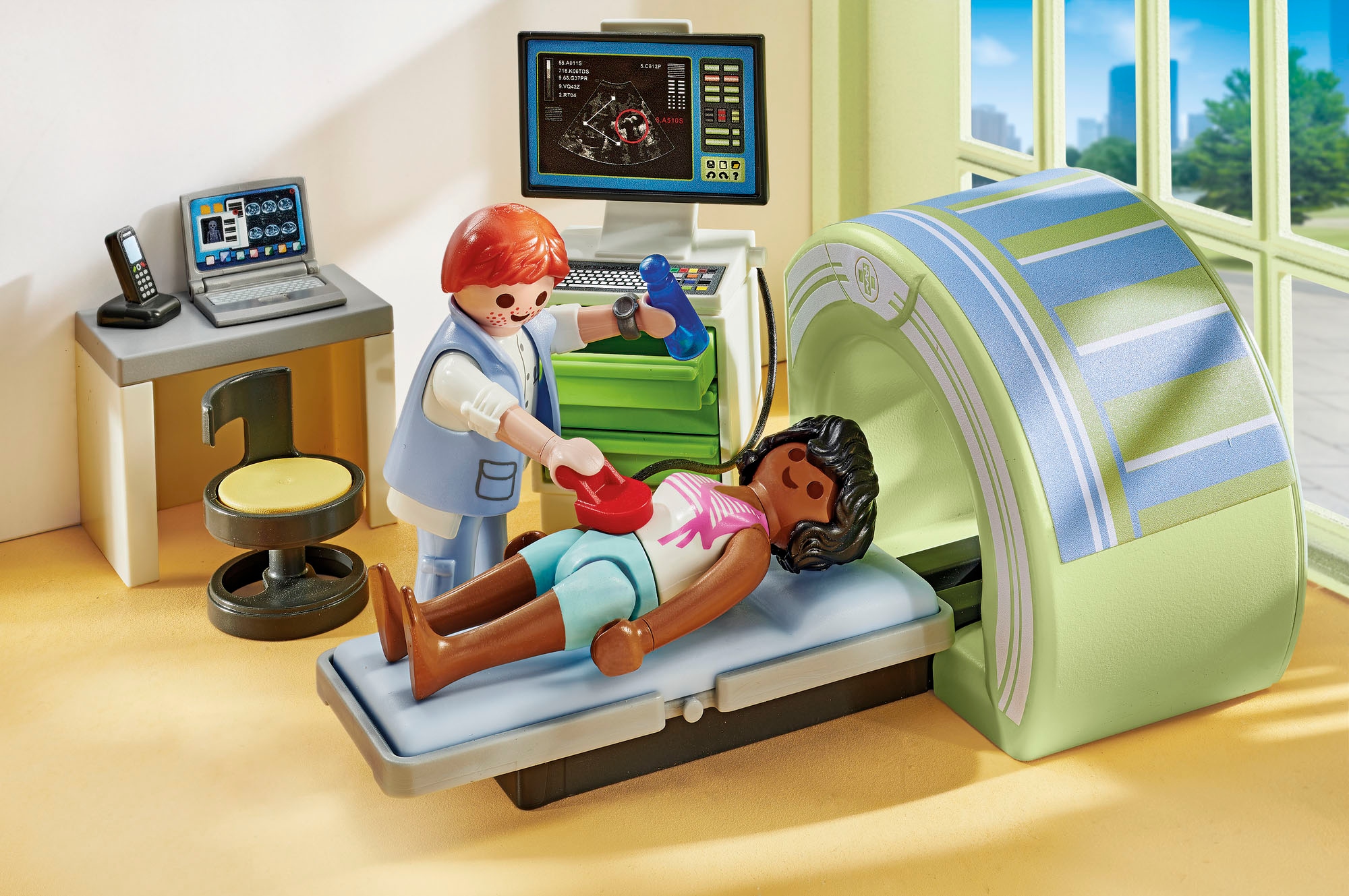 Playmobil® Konstruktions-Spielset »MRT mit Patient (71618), Action Heroes« Made in Europe