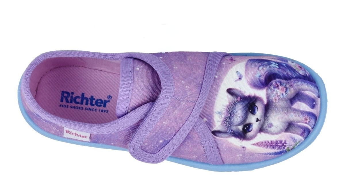 Richter Chausson »Mia«  Chaussure à velcro, chaussure de jardin d'enfants, gabarit de taille à télécharger