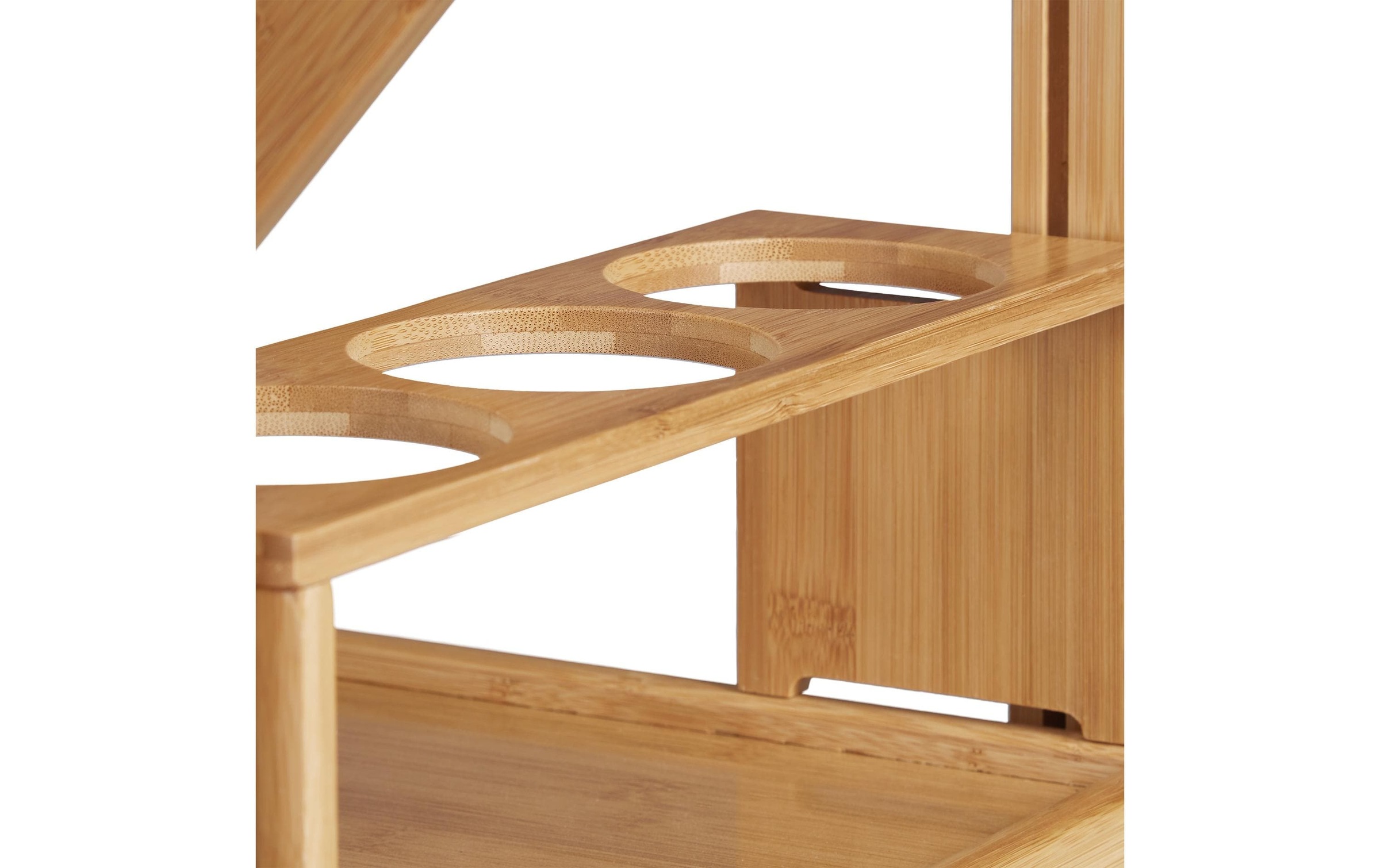 relaxdays Servierwagen »klappbar mit 2 Ablagen 70 x 40.5 x 65 cm«