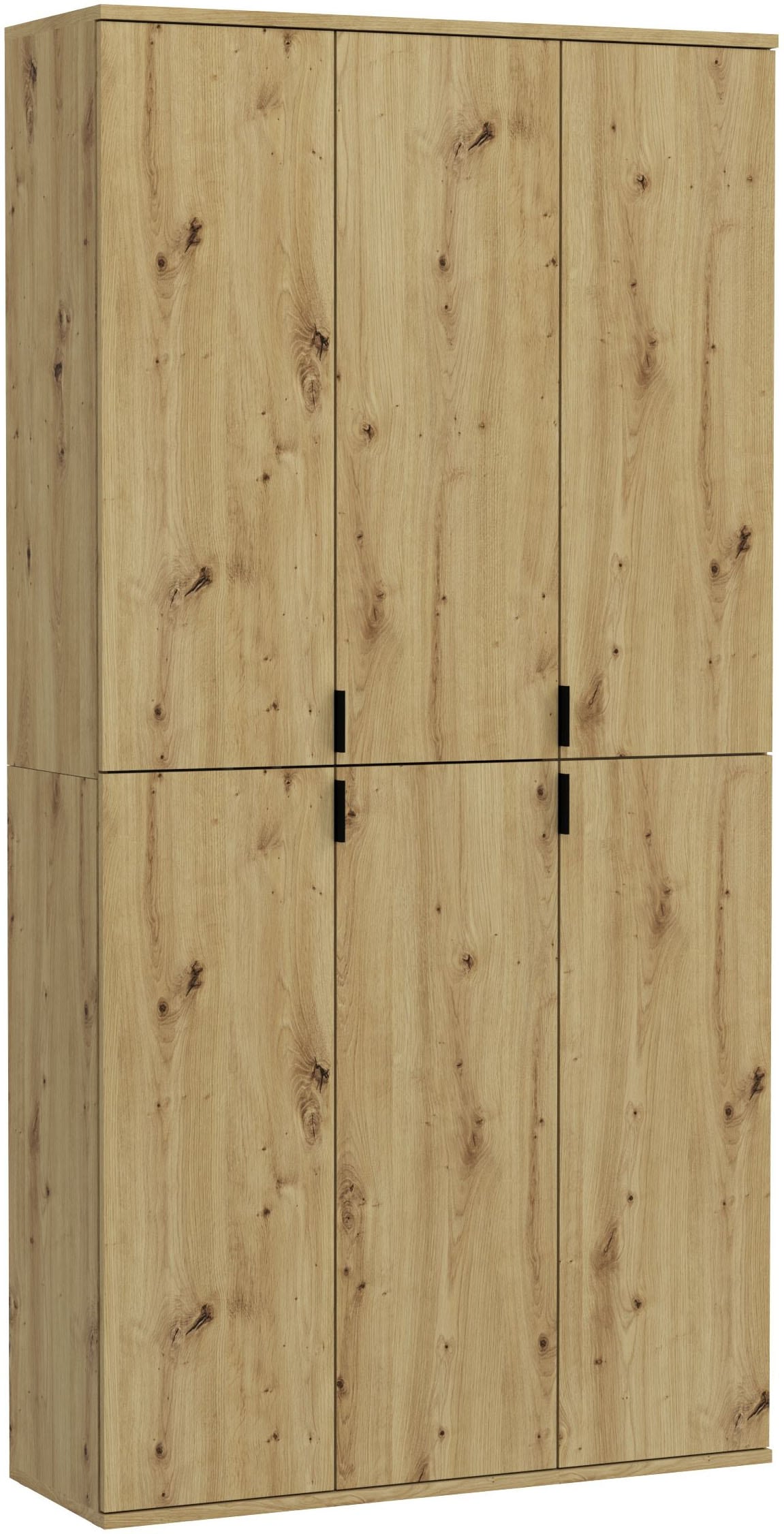 Home affaire Garderoben-Set »Trondheim, 91 cm, best. aus 2 Schränken, 6 Türen, 15 Fächer« Set, 2 Stk. tlg.