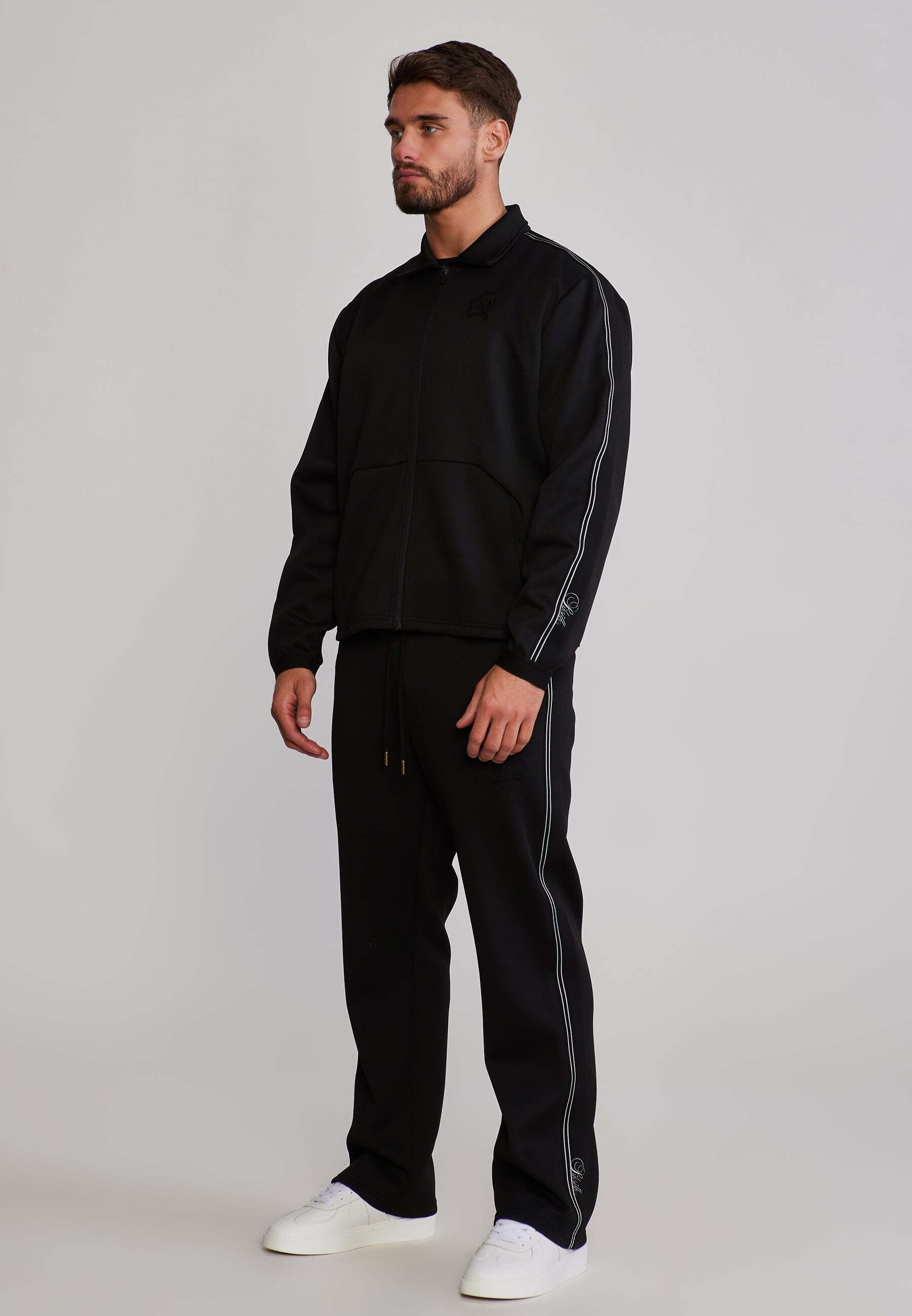 Siksilk Veste sweat »Siksilk Sweatjacke Taped«