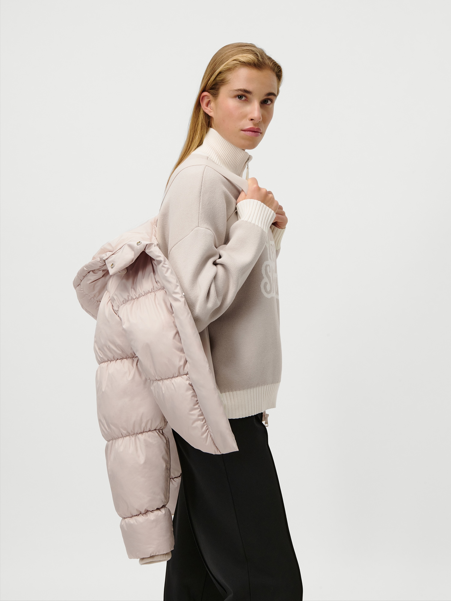 LeGer Veste matelassée »Viveka, LeGer by Lena Gercke« mit Kapuze Cropped, mit Rucksack-Riemen innen, Winterjacke