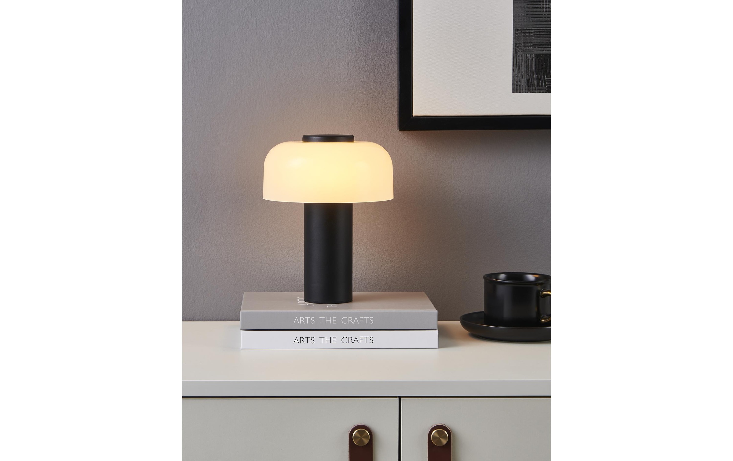EGLO Lampe de table »EGLO Leuchten Tischleuchte Ponente Akku « Module LED blanc chaud - blanc froid