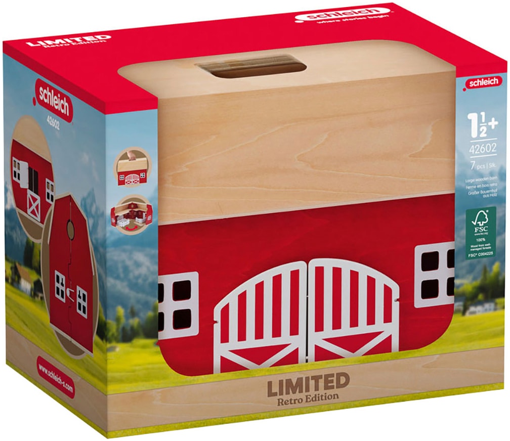 Schleich® Spielwelt »FARM WORLD, Grosser Bauernhof aus Holz (42602)«