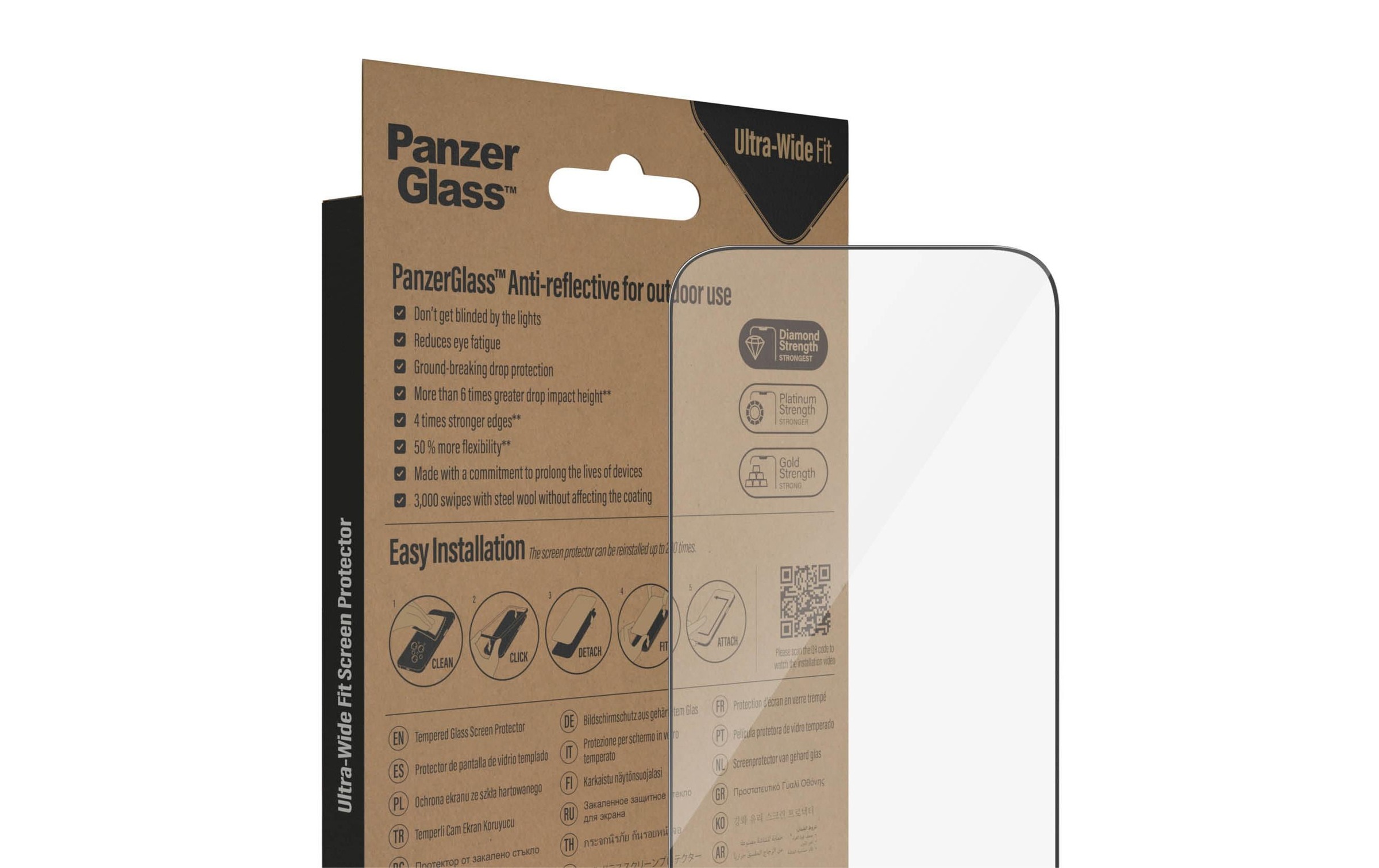 PanzerGlass Displayschutzglas »Ultra« für iPhone 14 Pro 1 Stk. tlg.