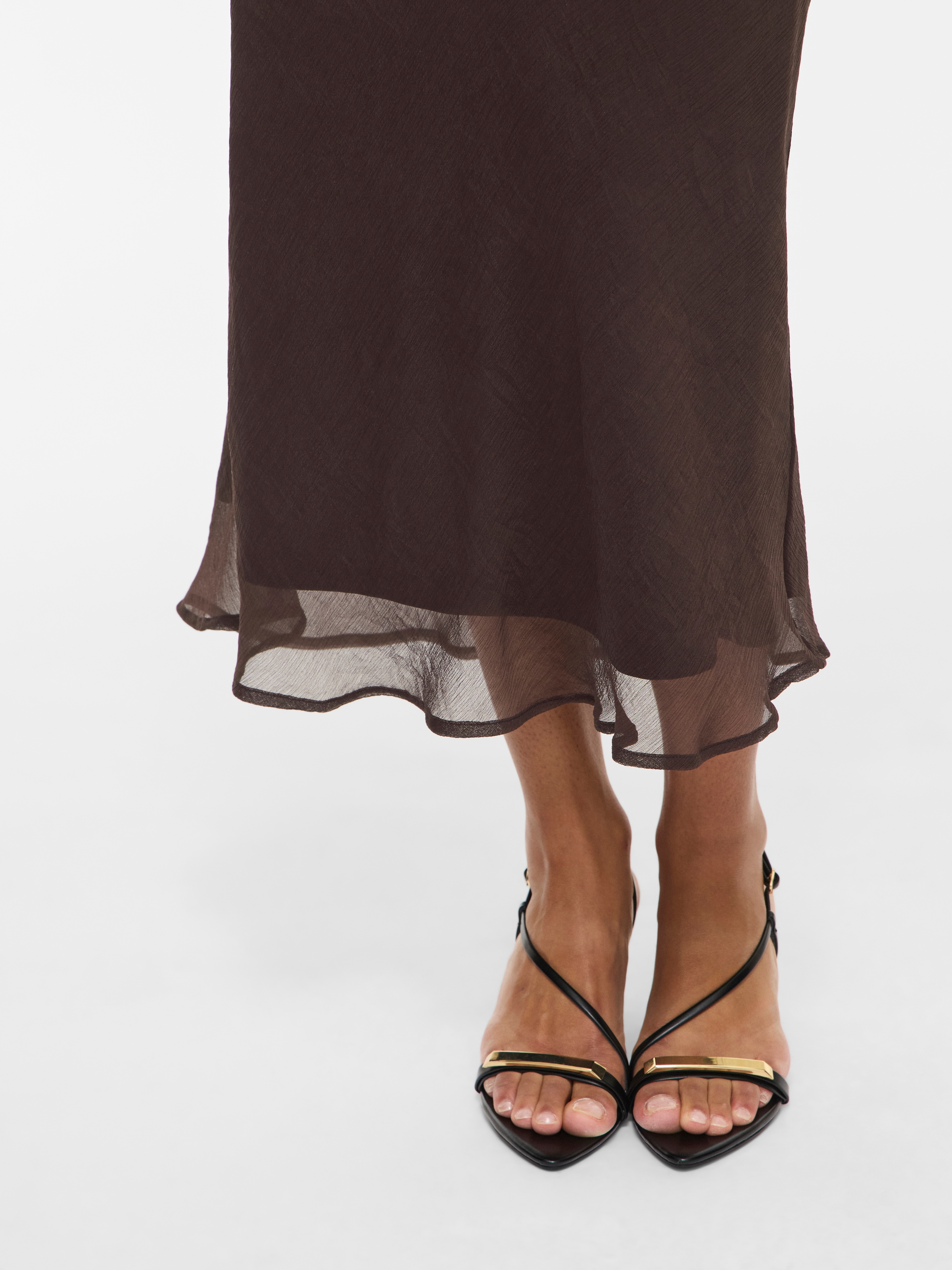 Vila Maxi jupe »VIFALIA HW ANKLE SKIRT - NOOS« en polyester, taille haute, facile d'entretien