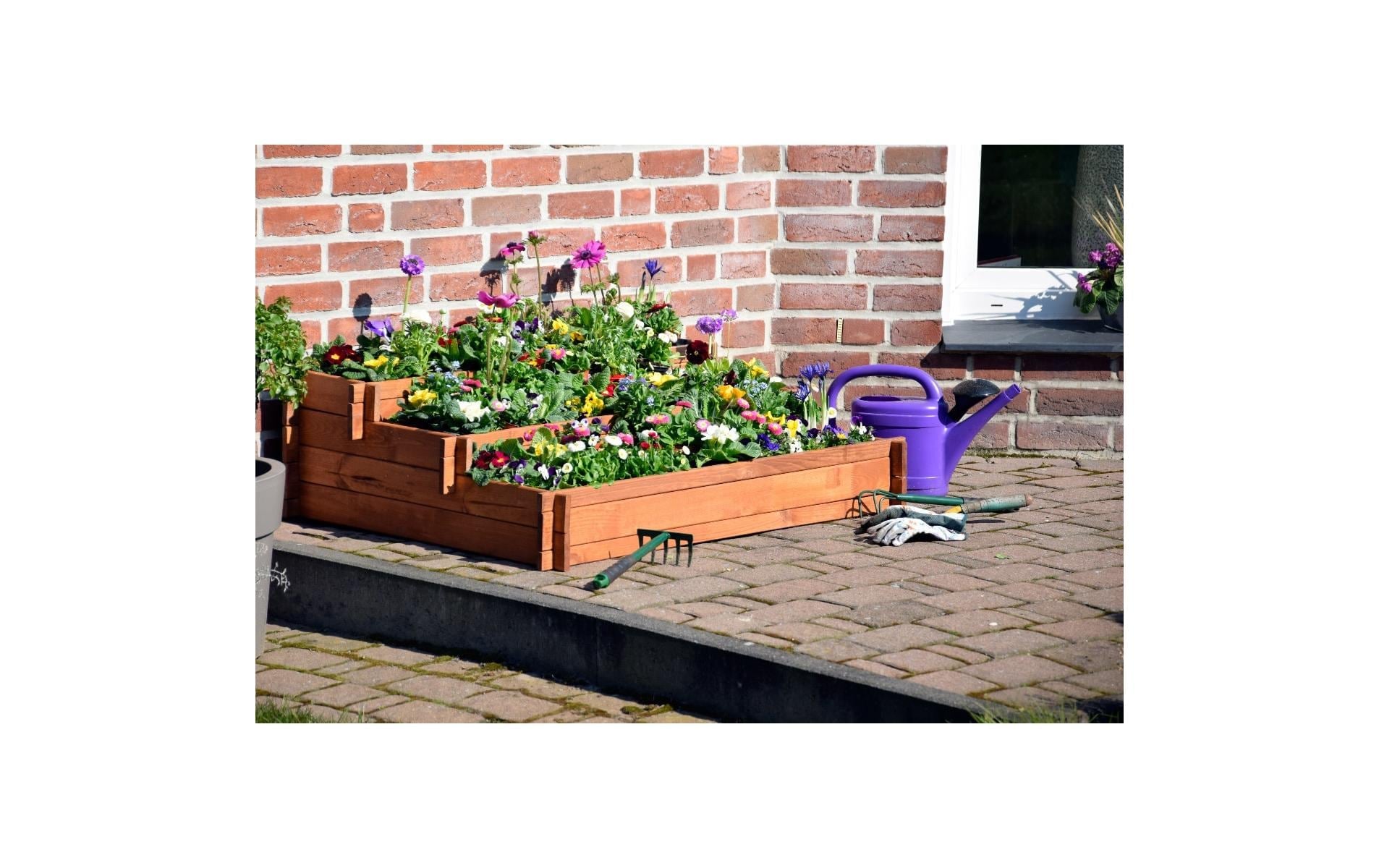 dobar Lit surélevé »Etagen Peru inkl. Pflanzvlies«