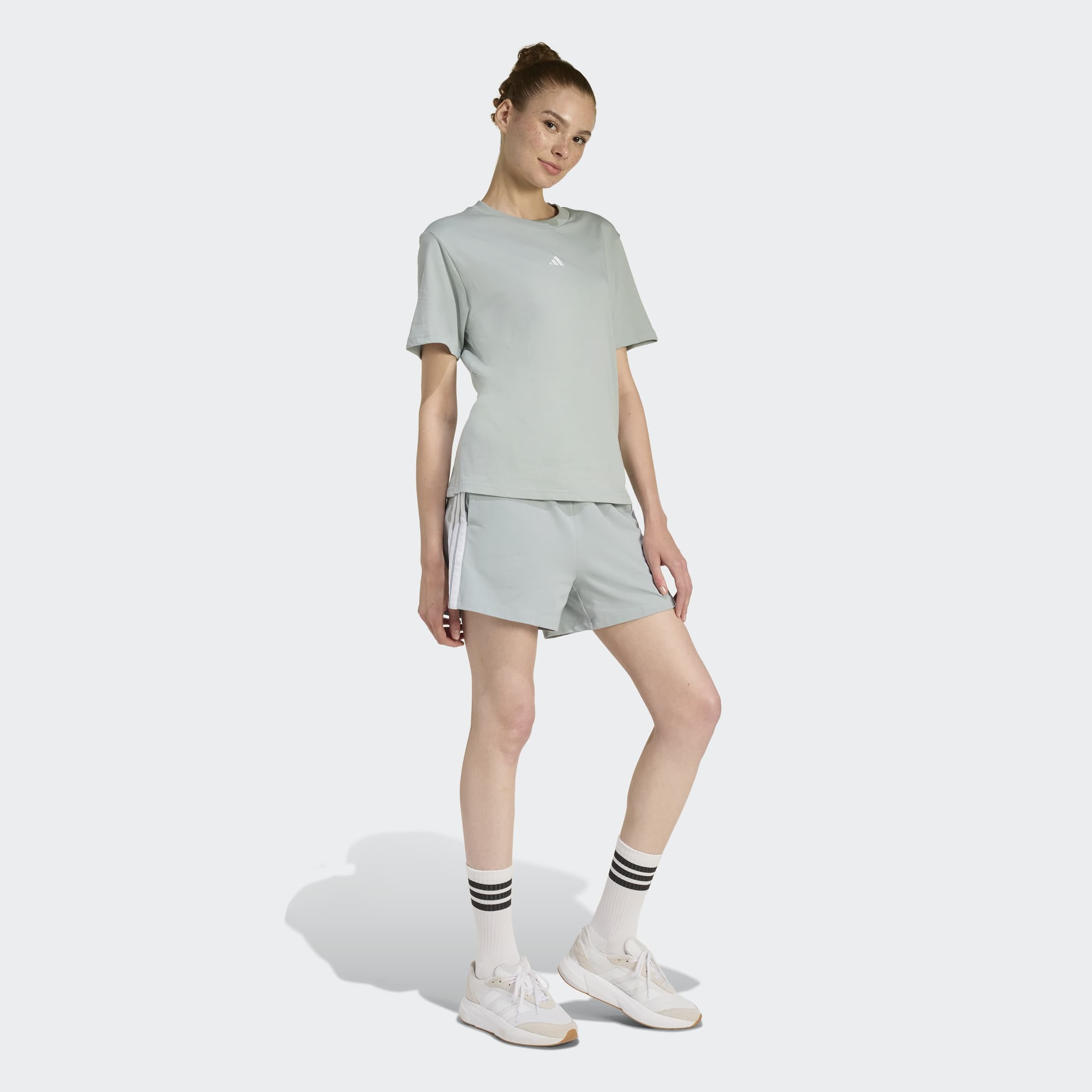 adidas Sportswear Short »ESSENTIALS 3-STREIFEN COTTON«