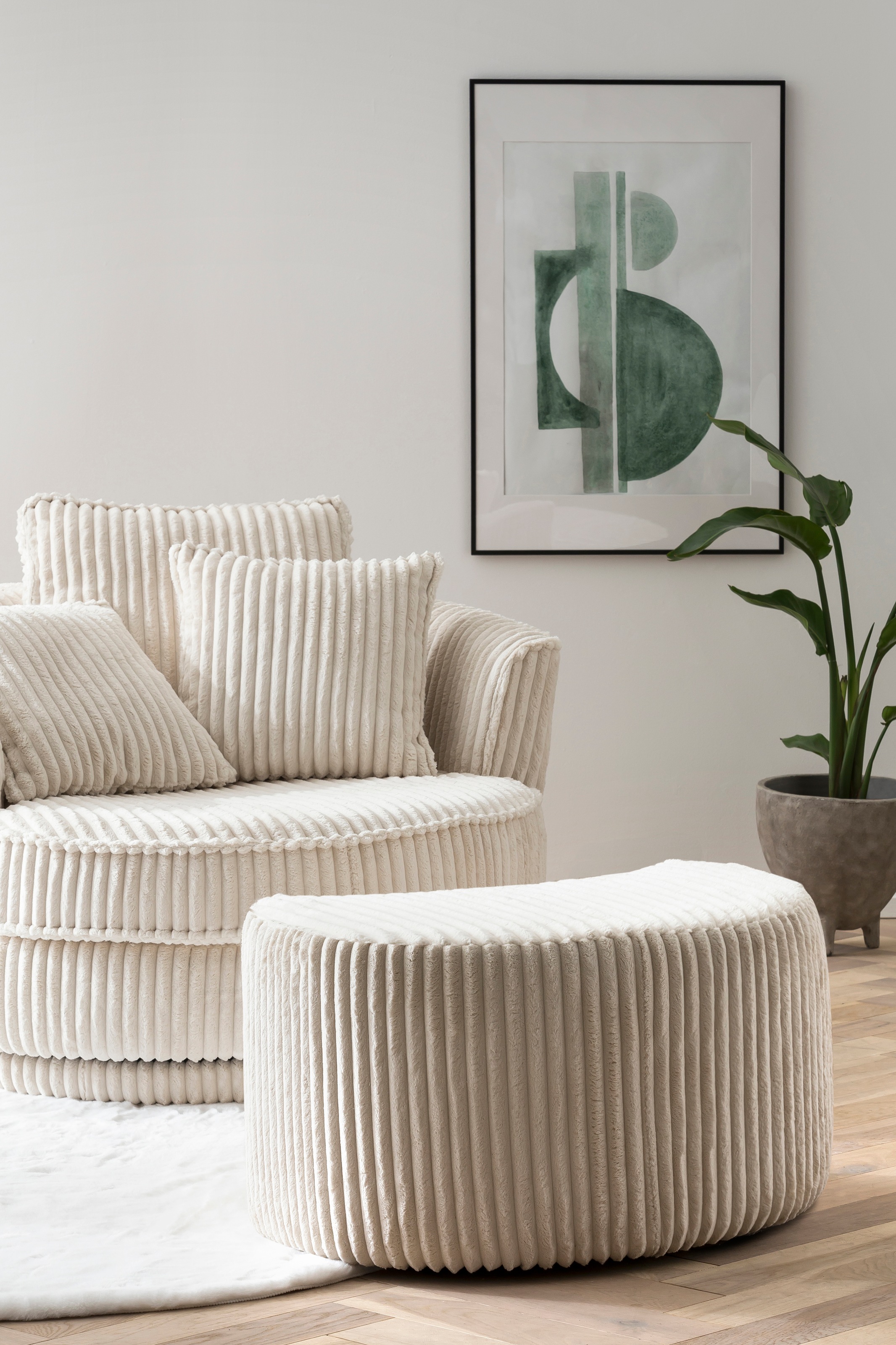 Home affaire Tabouret »MAISIE« passende Ergänzung zum Drehsessel MAISIE, in 3 Farben lieferbar