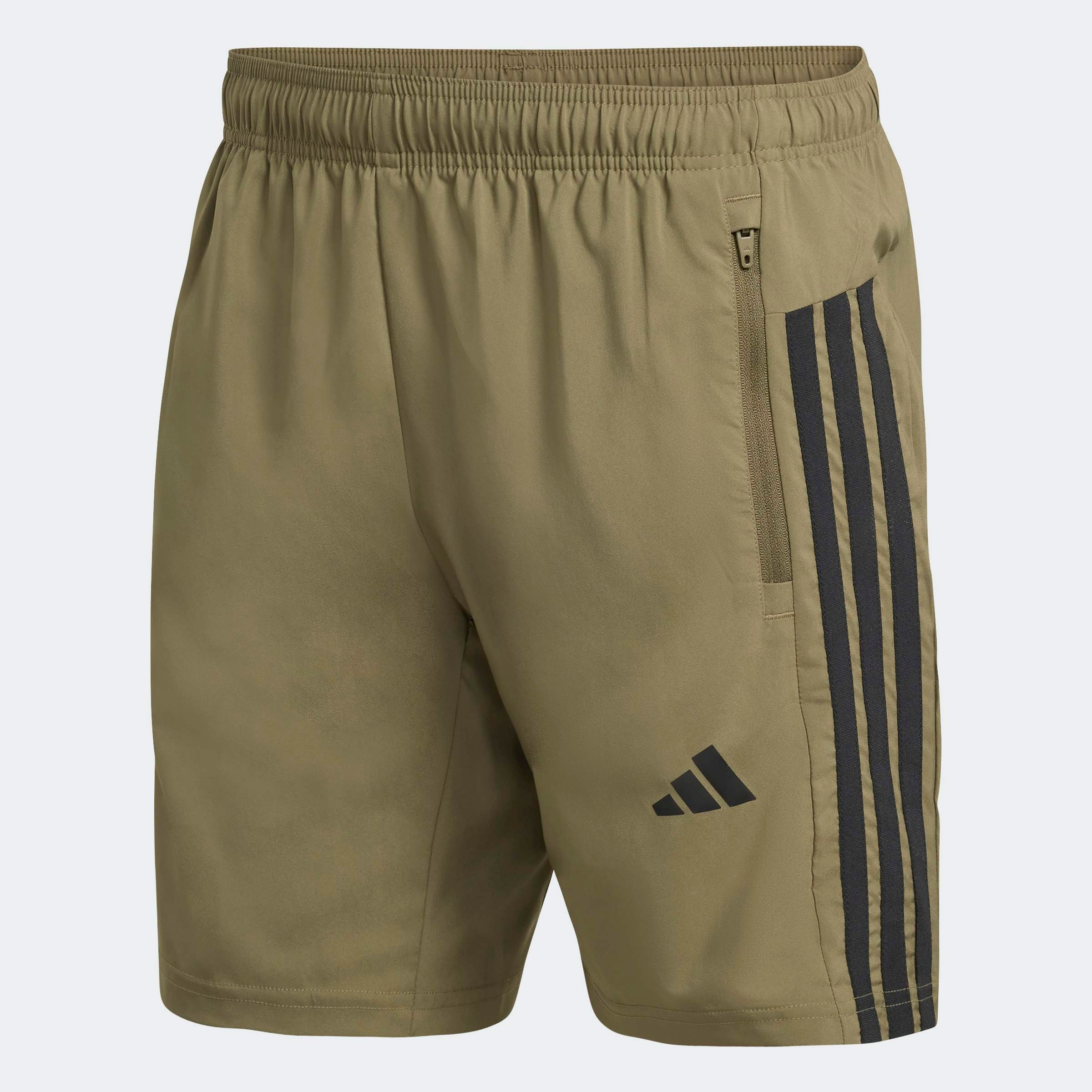 adidas Performance Short »WORKOUT ESSENTIALS BASE 3 STRIPES WOVEN«  pour fitness et mode sportive, coupe normale