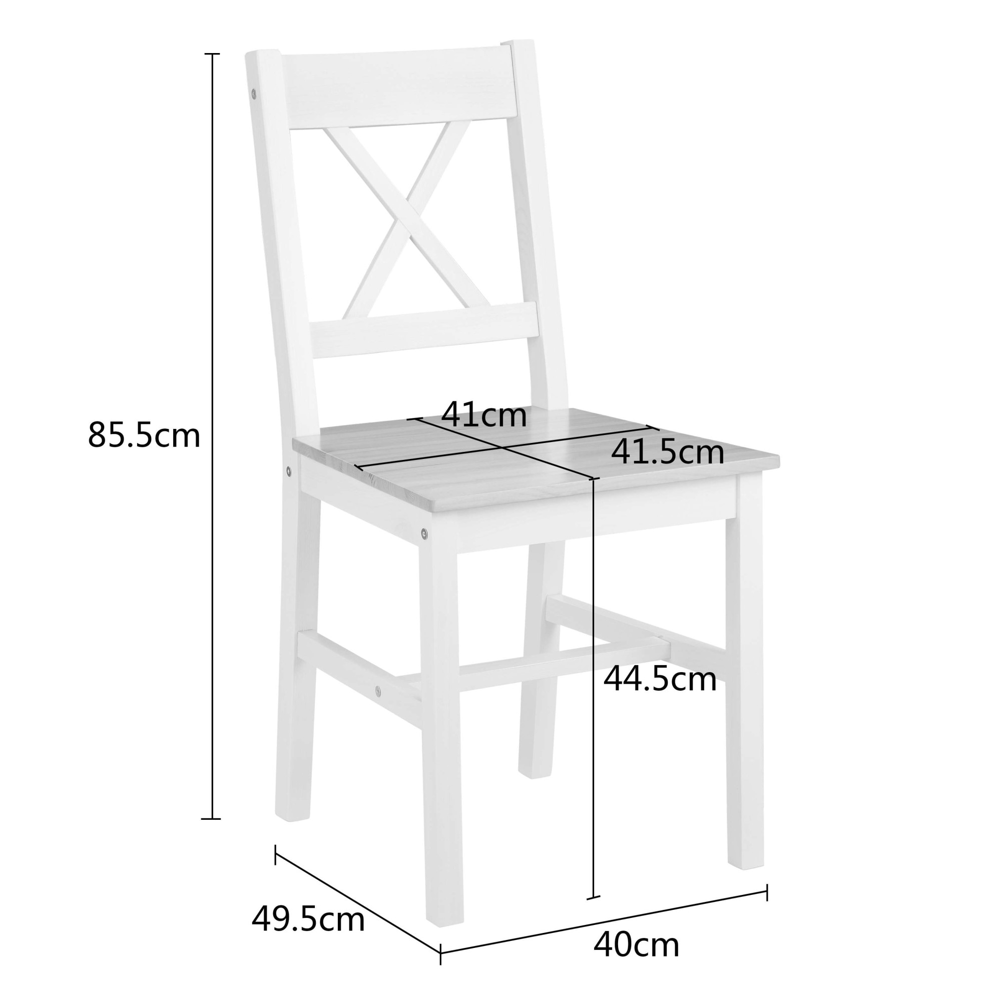 GOODproduct Essgruppe »Willow« Set, Esstisch mit 4 Stühlen, 5 tlg. Esstisch mit 4 Stühlen, aus massivem Kiefernholz