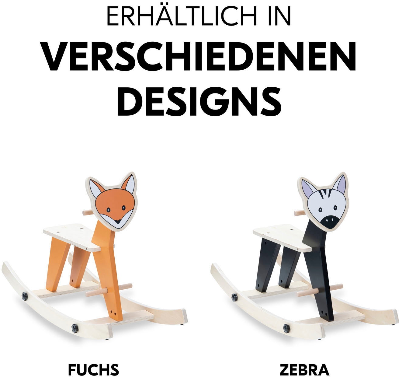 Hauck Animal à bascule »Rock N Swing Zebra« FSC® - schützt Wald