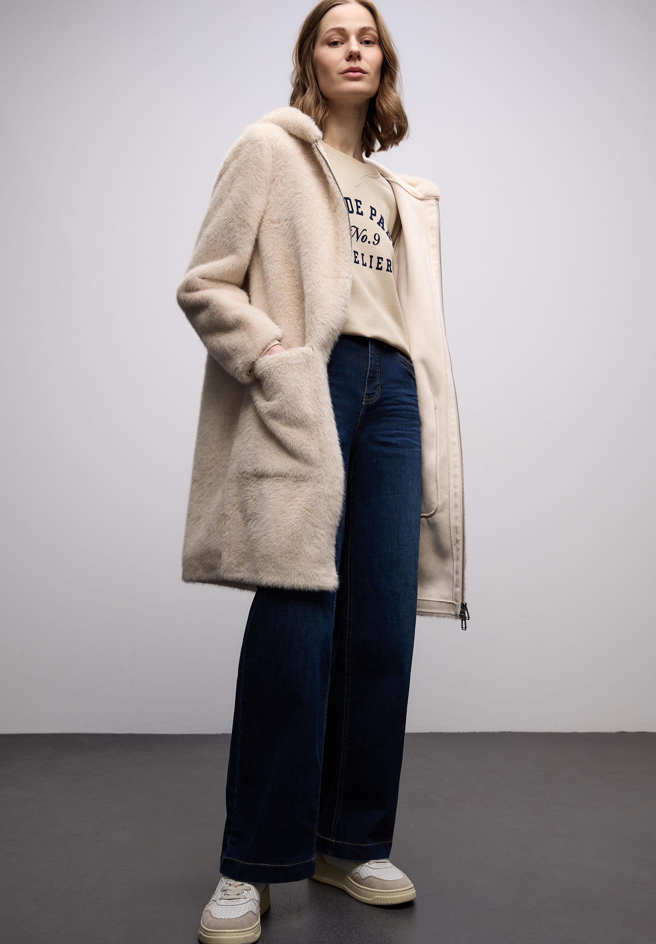 STREET ONE Sweatshirt , mit Wording
