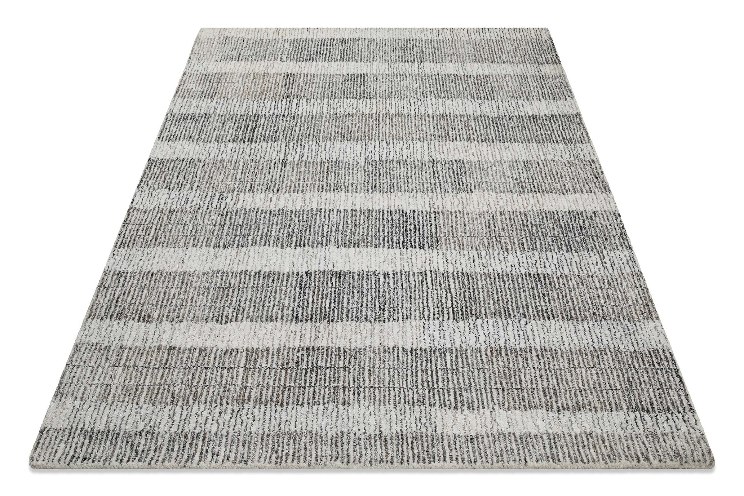 Wecon home Tapis »Hamptons FORTY« Rectangulaire 11 mm Höhe Läufer, Fasermix, Kurzflor, Wohnzimmer, Schlafzimmer, Streifen Muster