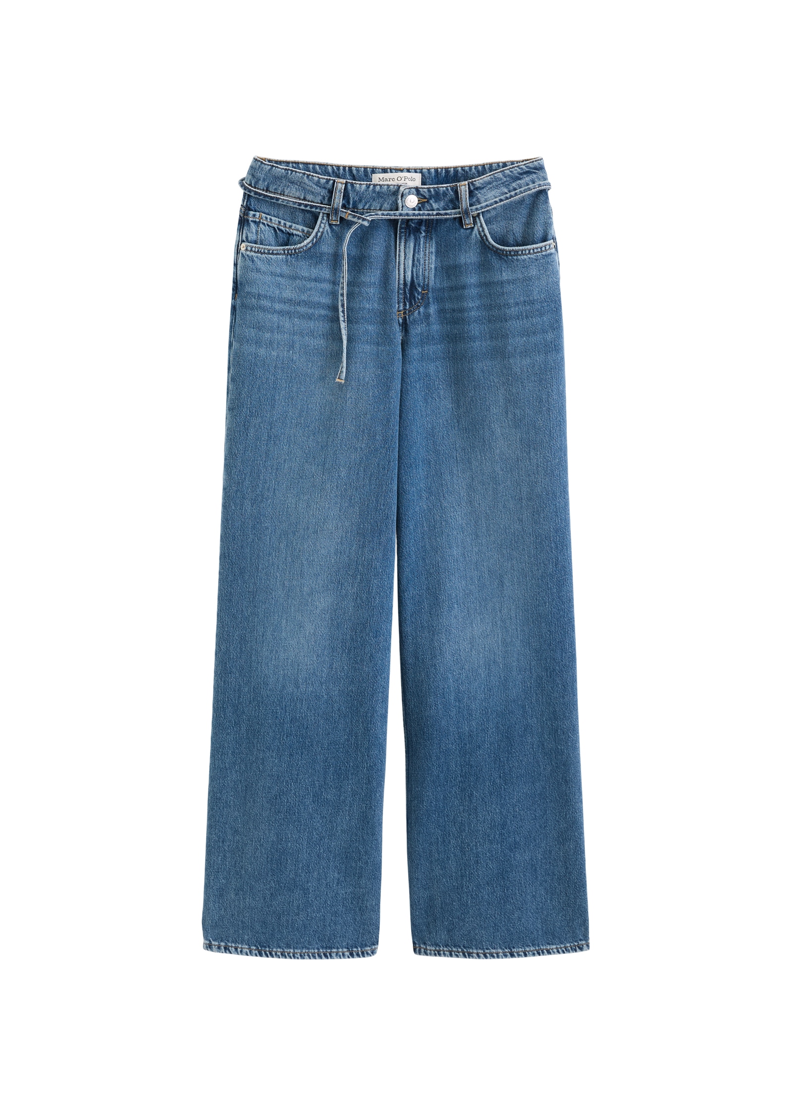 Marc O'Polo Jeans large Model Lania wide aus Rigid Denim ohne Elasthan