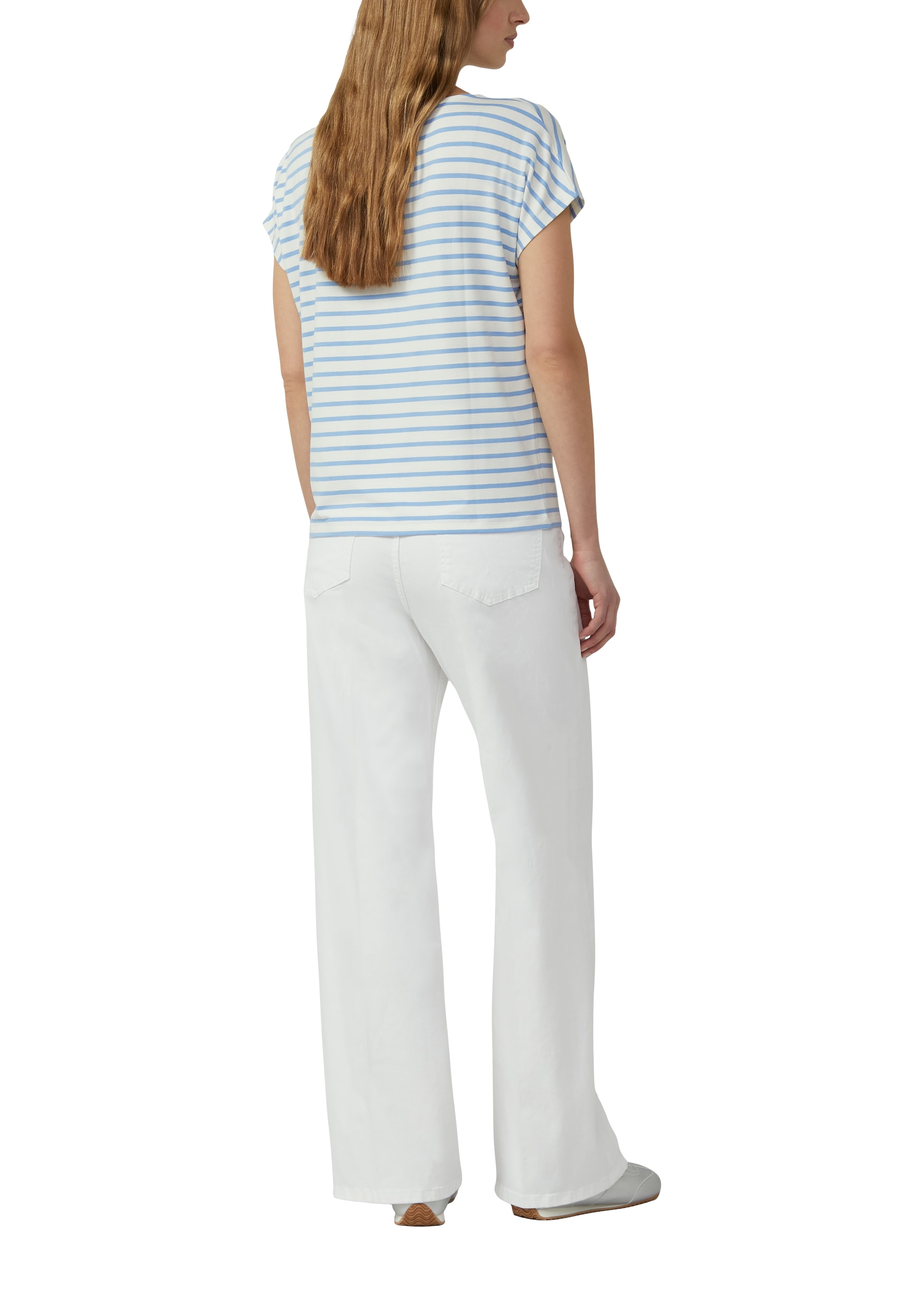 s.Oliver T-shirt à manches courtes Sommershirt mit grafischem Muster