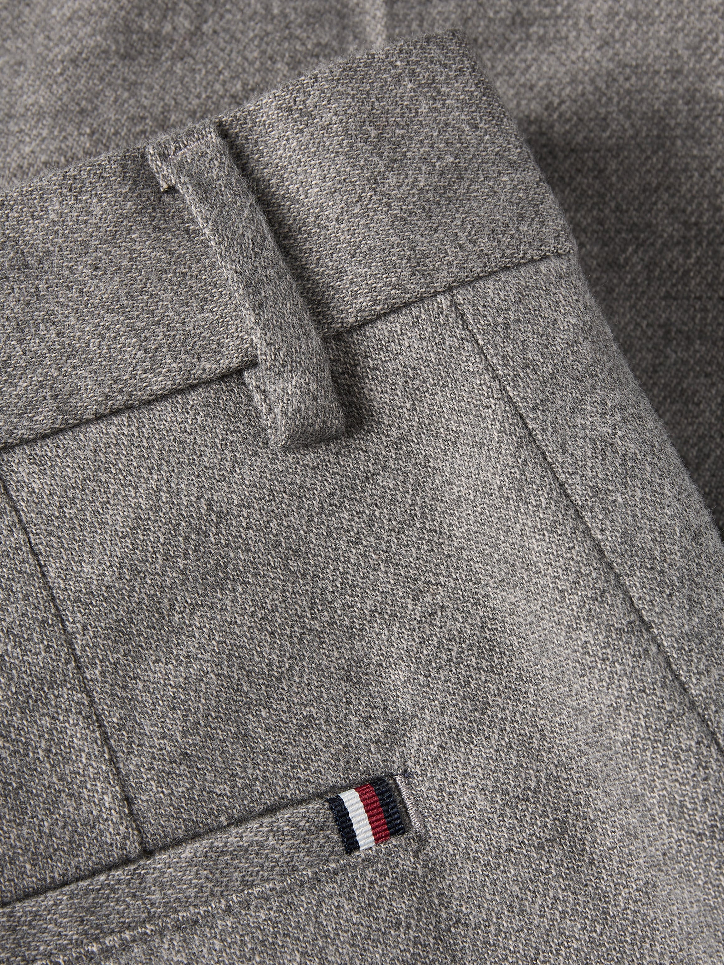 Tommy Hilfiger Pantalon 5 poches »DC DENTON BRUSHED MARL«  meliertes Design, mit Bügelfalten