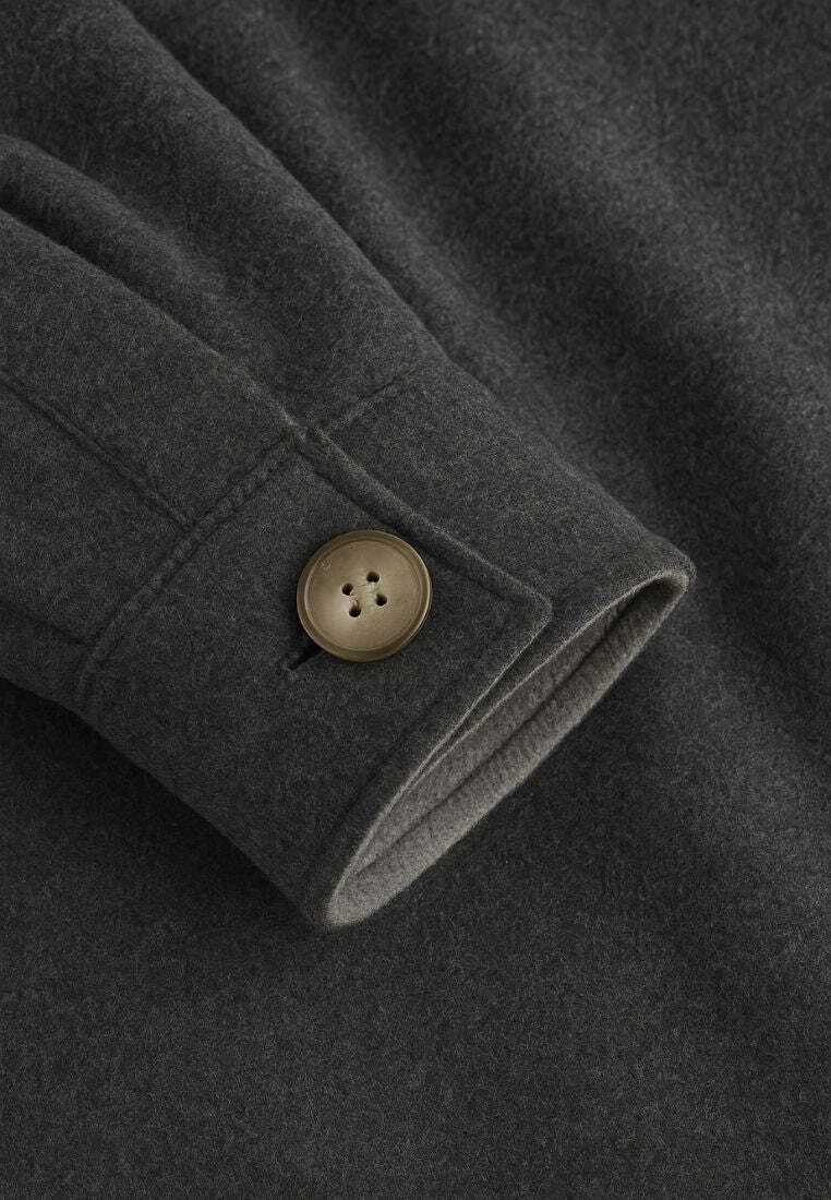 colours & sons Langarmhemd »colours & sons Overshirt Worker Jacket-Soft Touch«