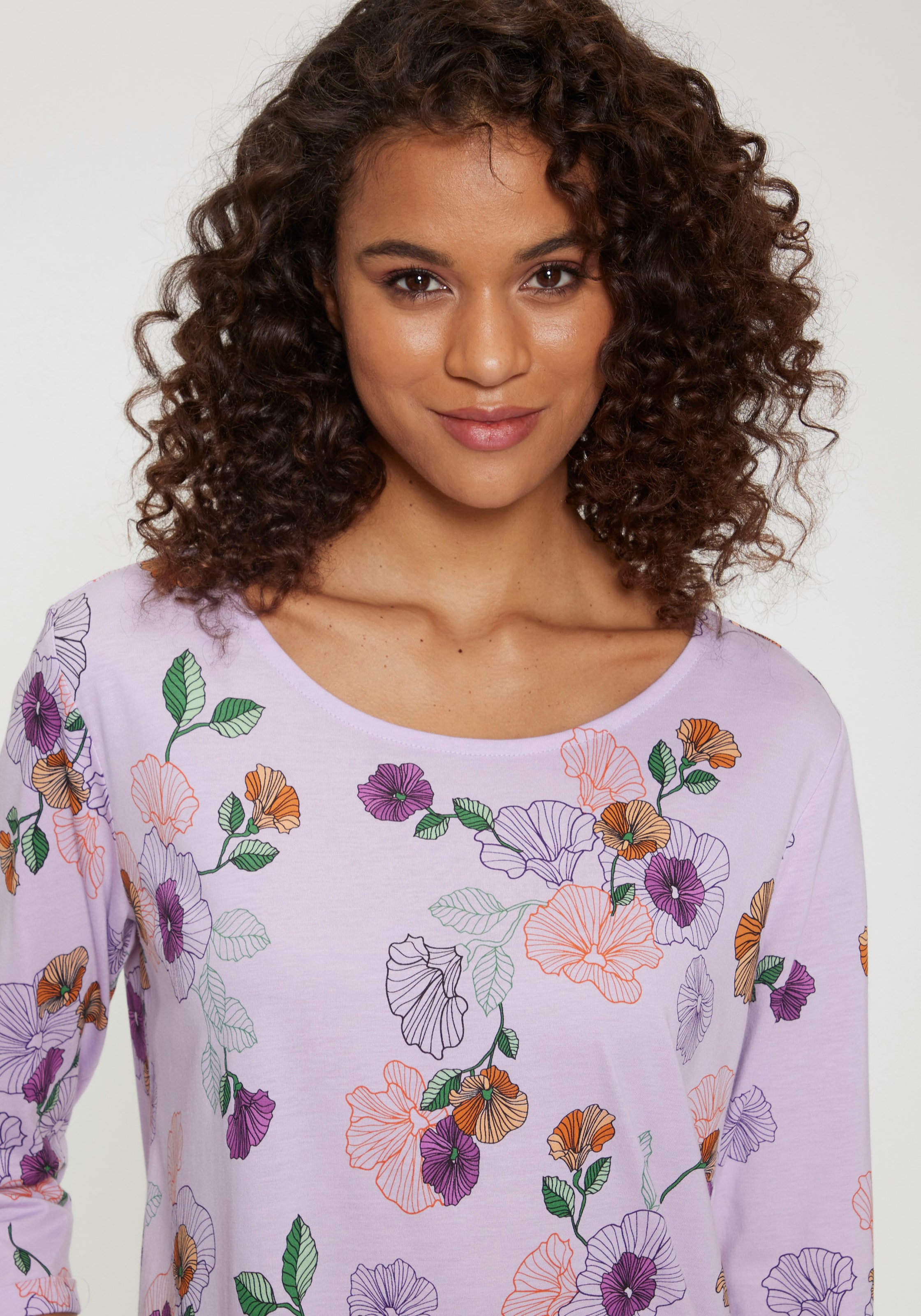 Vivance Dreams Nachthemd 1-teilig,  mit Blumen-Druck