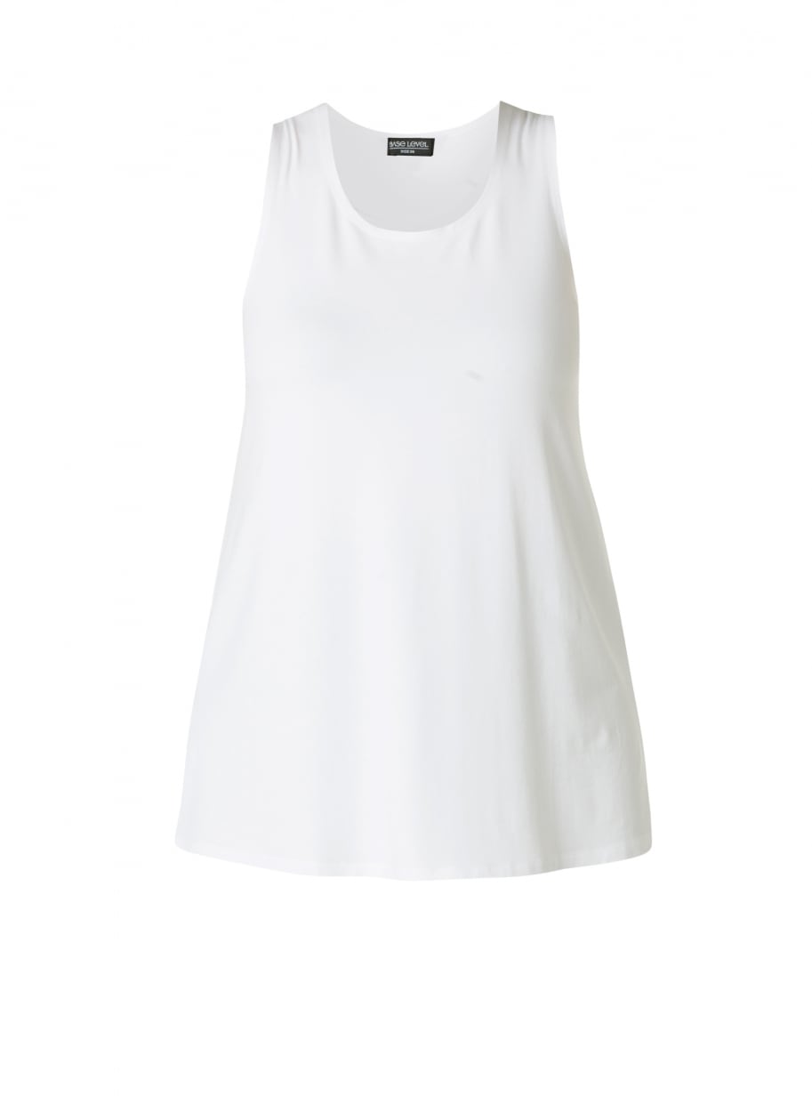 Base Level Curvy Longshirt »ABBIGALE« ärmellos, seitlich geschlitzt